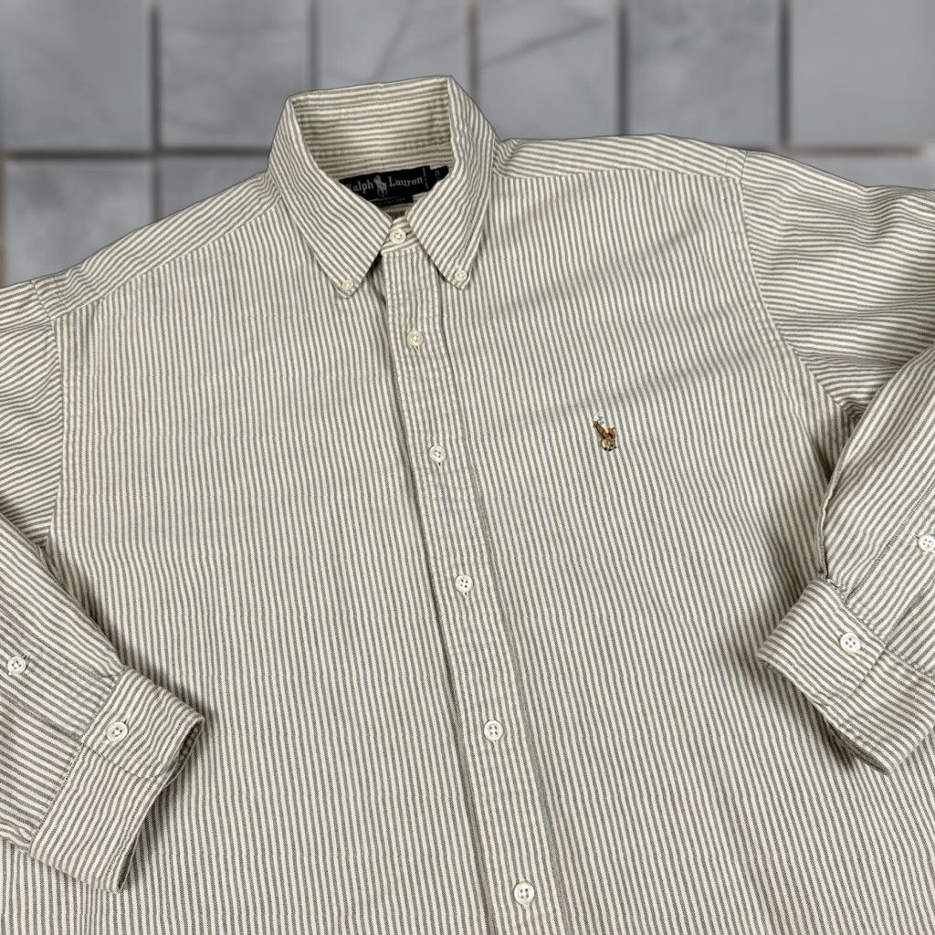 Ralph Lauren Ralph Lauren Shirt Mens 16 32 Multicolor Striped Button-Down Collared Dress Shirt Size US L / EU 52-54 / 3 - 1 Thumbnail