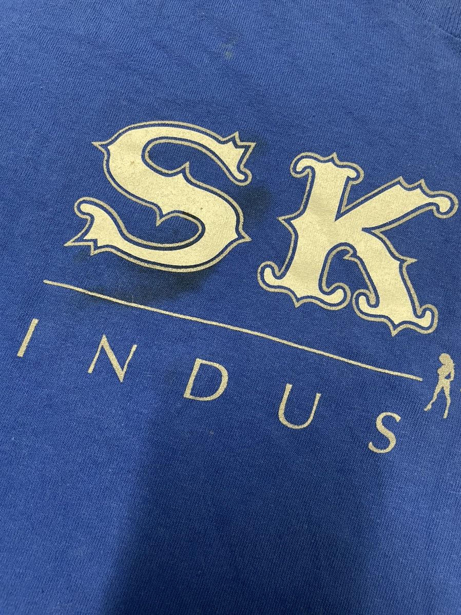 Vintage Skin Indsutries XL Blue Graphic Tee Size US XL / EU 56 / 4 - 4 Thumbnail