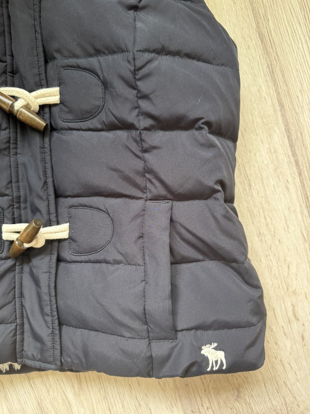 Abercrombie & Fitch Y2K Abercrombie & Fitch Hooded Padded Vest Sherpa Toggle Size L / US 10 / IT 46 - 4 Thumbnail