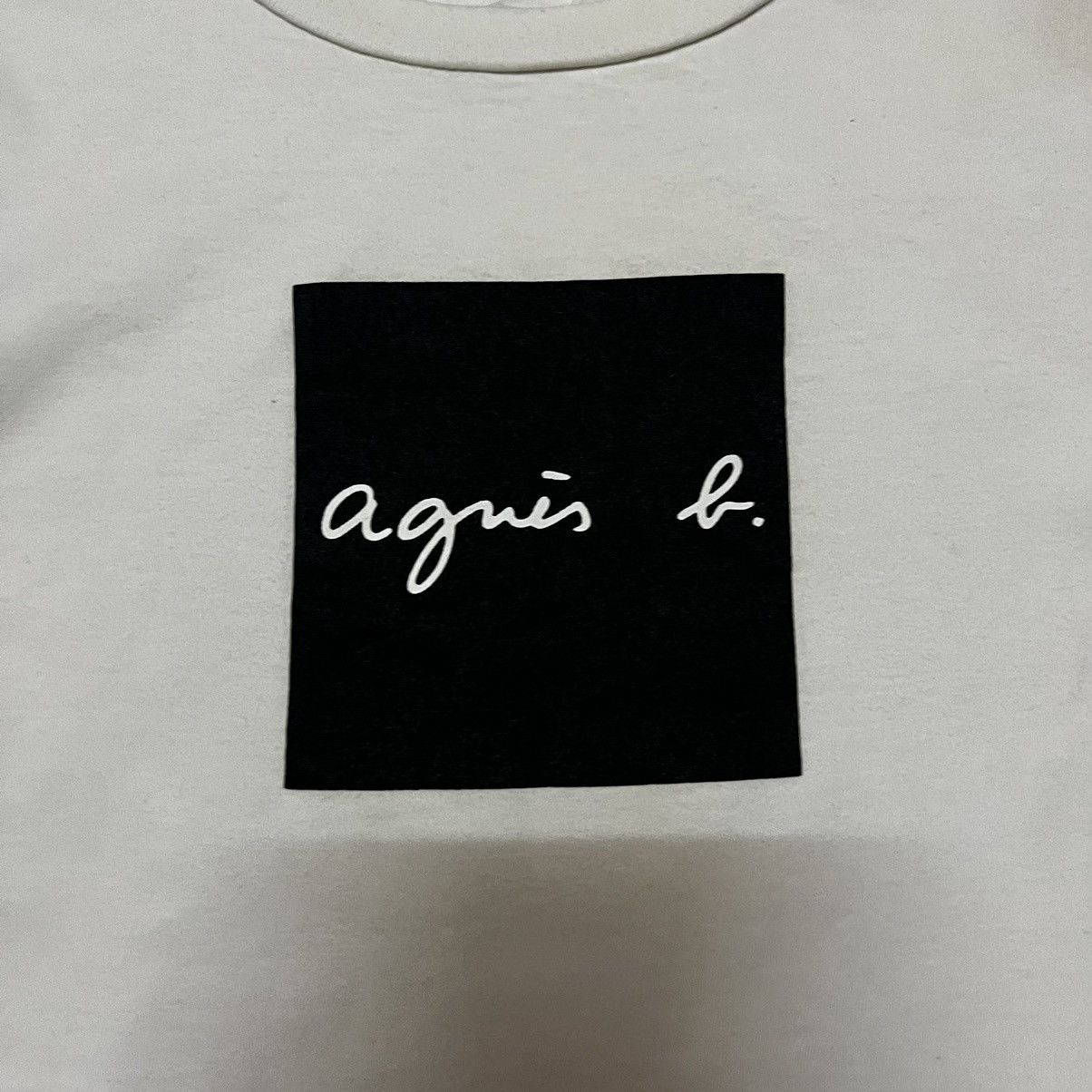 agnes b. Agnes B. X Adam et Rope Big Logo T Shirt Size US M / EU 48-50 / 2 - 5 Thumbnail