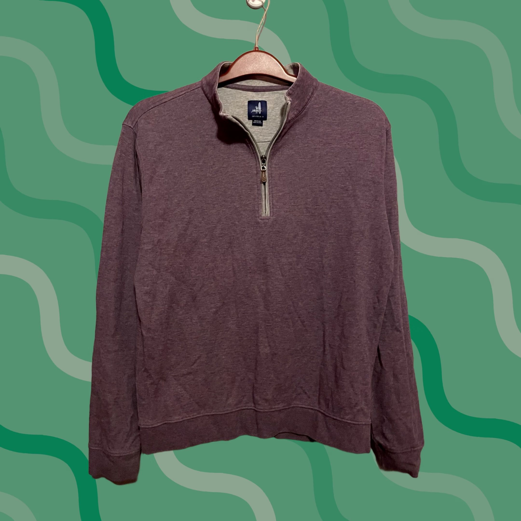 johnnie-O johnnie-O Pullover Womens M Purple Sully Zip Women Size Long Sleeve D344 Size M / US 6-8 / IT 42-44 - 1 Thumbnail