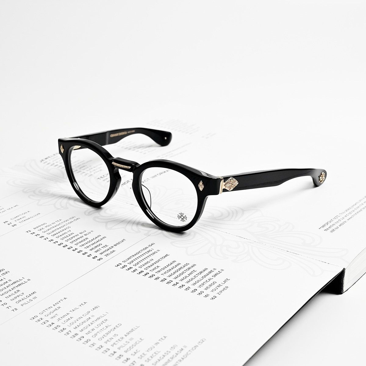 クロムハーツ PETER ARNELL CHROME HEARTS(クロムハーツ) PETER ARNELL BK眼鏡2144-11-9359