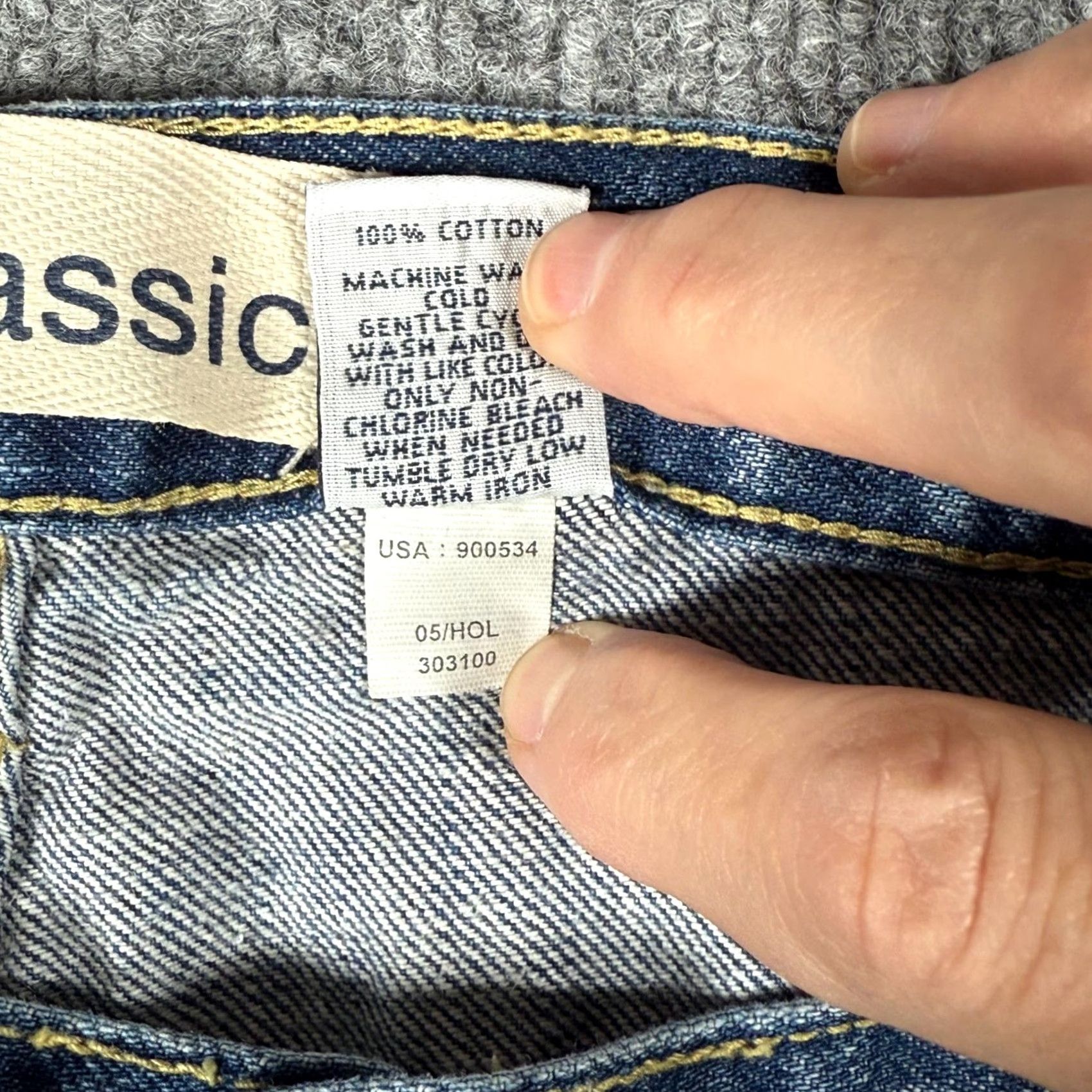 Gap GAP Jeans Women 20R High Rise Denim Blue Wash Vintage Y2K Mom Style Jeans Size 42" / US 20 - 5 Thumbnail