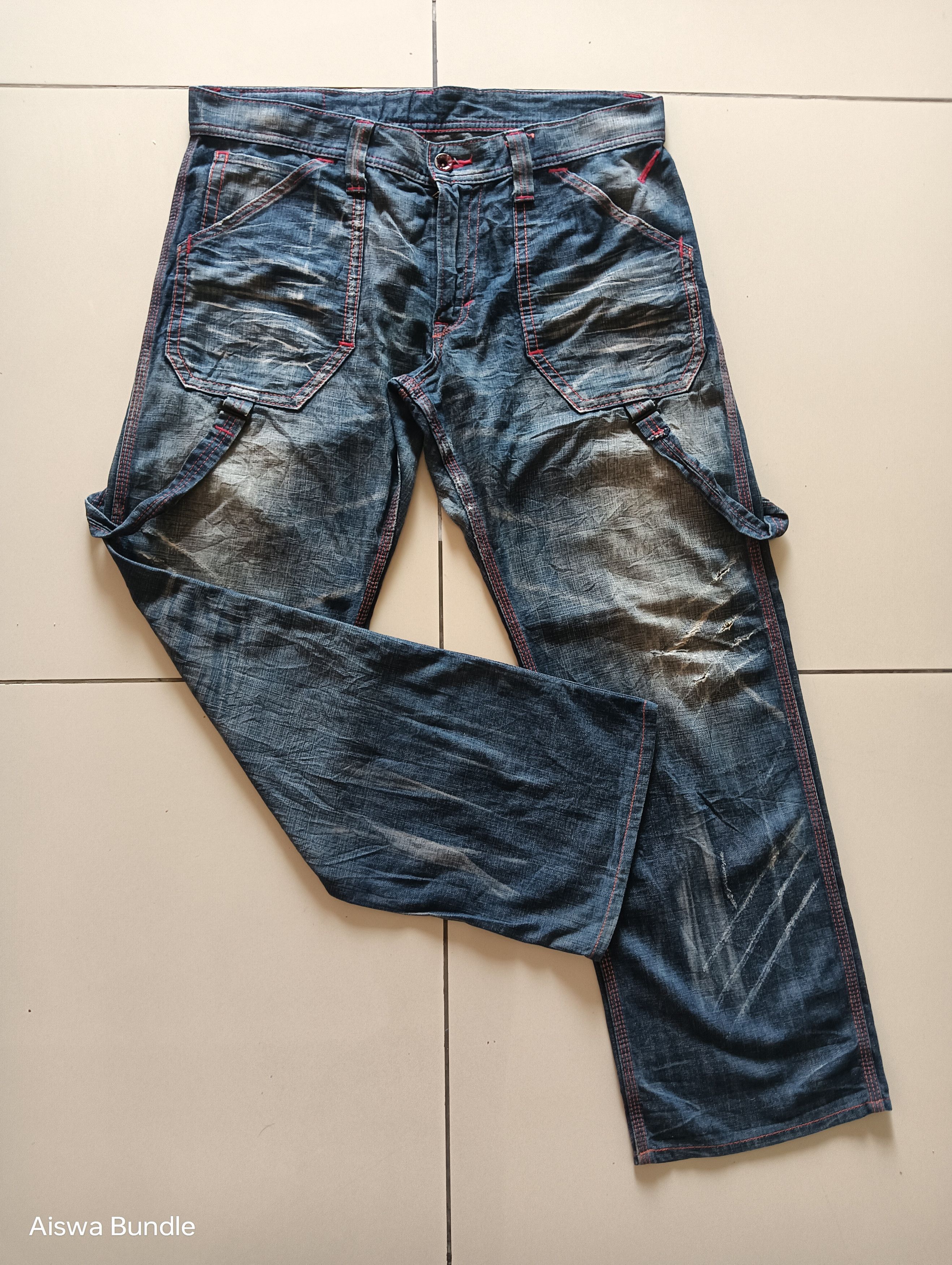 Edwin × Japanese Brand Edwin Blue Trip Distressed Denim Size US 38 / EU 54 - 5 Thumbnail