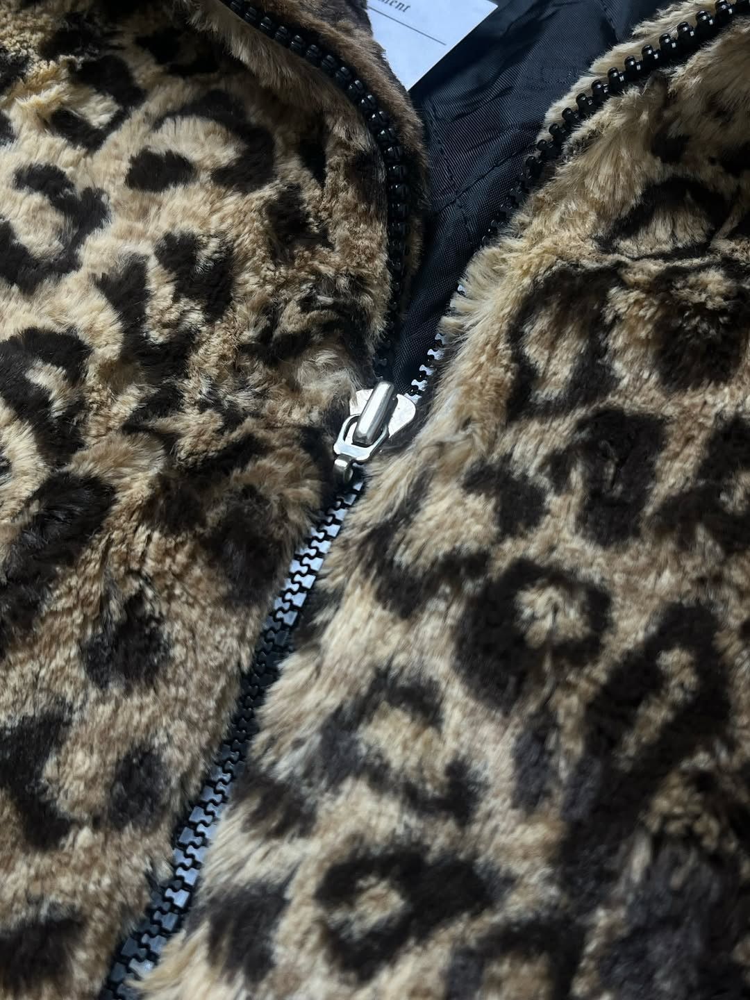 Other INBYIN leopard fleece jacket Size US XL / EU 56 / 4 - 5 Thumbnail