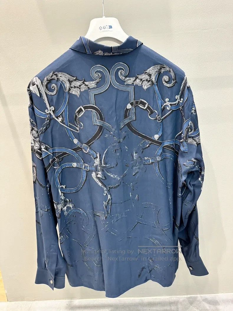 Hermes Hermes size 40 Straight and loose shirt, 100% mulberry silk Size US XXS / EU 40 - 2 Thumbnail