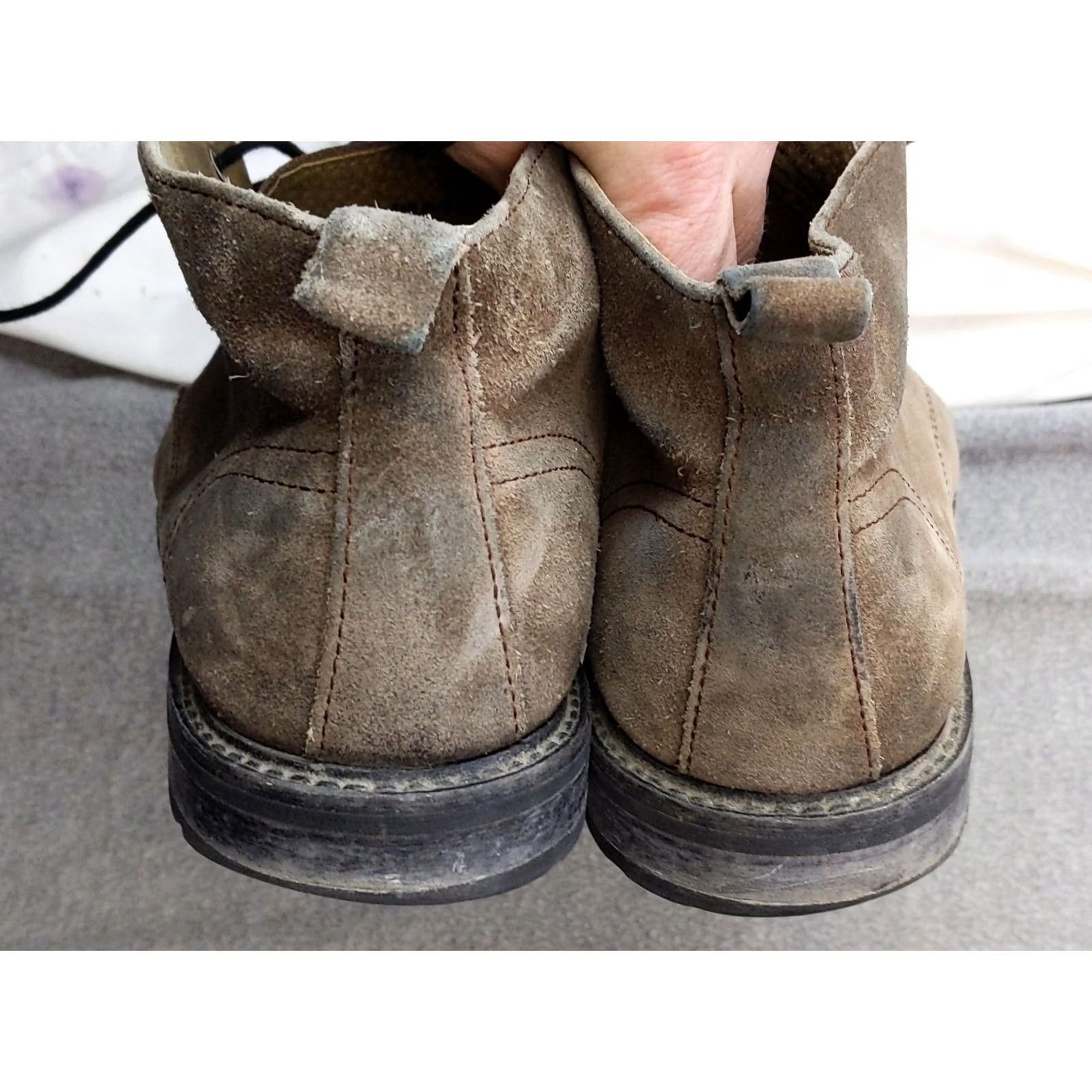 Banana Republic Banana Republic Chukka Boots Mens 8.5 Brown Suede Leather Ortholite Casual Size US 9 / EU 42 - 5 Thumbnail