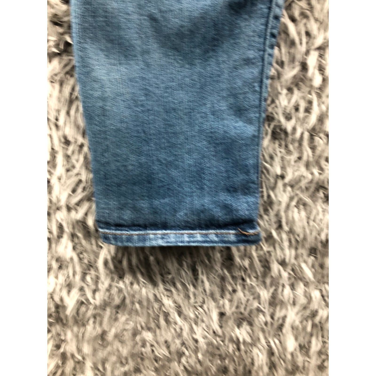 Vintage db Jeans Capri Size 12 Womens Medium Wash Blue Regular Fit 5-Pocket Denim Cotton Button Zipper Logo Belt Loops Inseam 25 in Vintage No Size 34" / US 12 / IT 48 - 7 Thumbnail