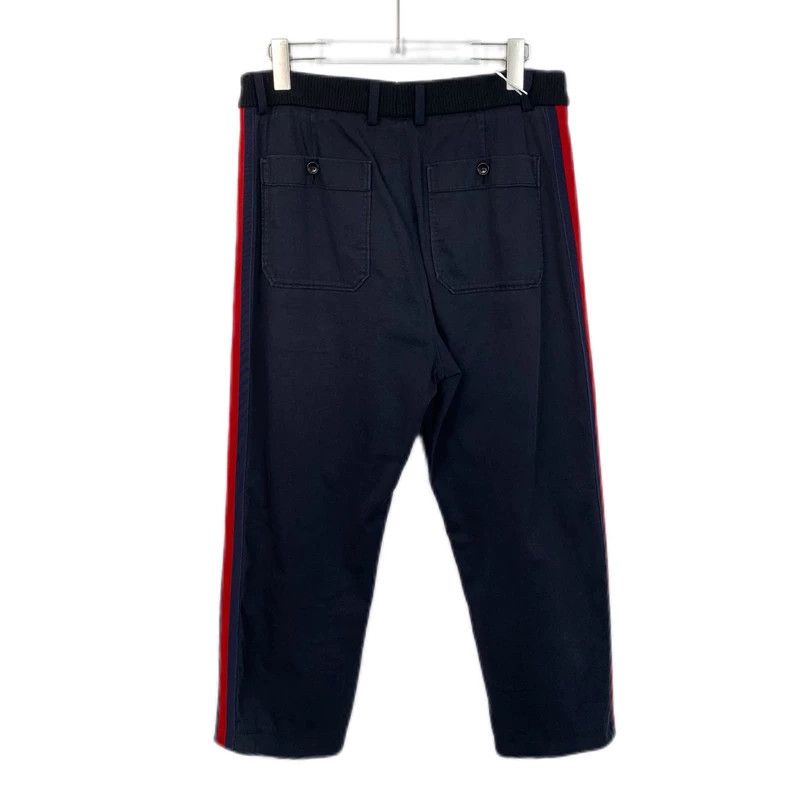 Gucci Gucci Dark blue side stripe cotton casual trousers 2502-Nex Size US 30 / EU 46 - 2 Thumbnail