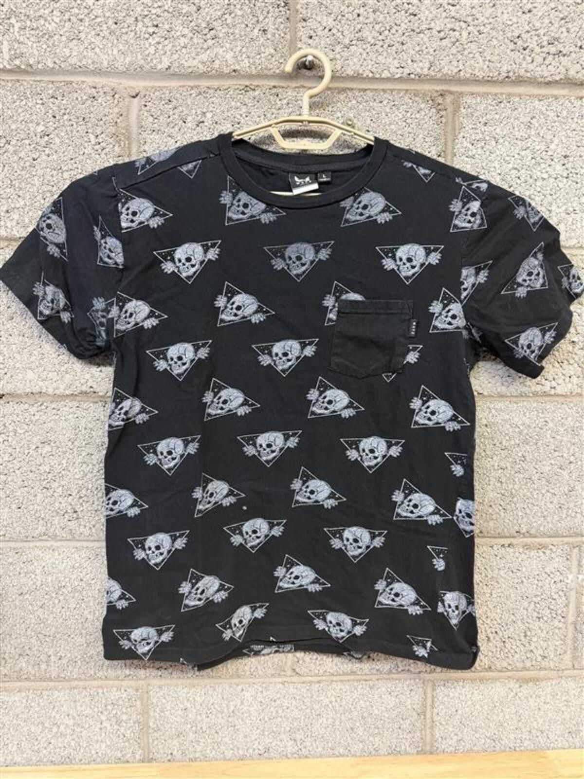 Other WXYZ Skull Print T-Shirt Size L 2010s Black All Over Graphic Size US L / EU 52-54 / 3 - 1 Thumbnail