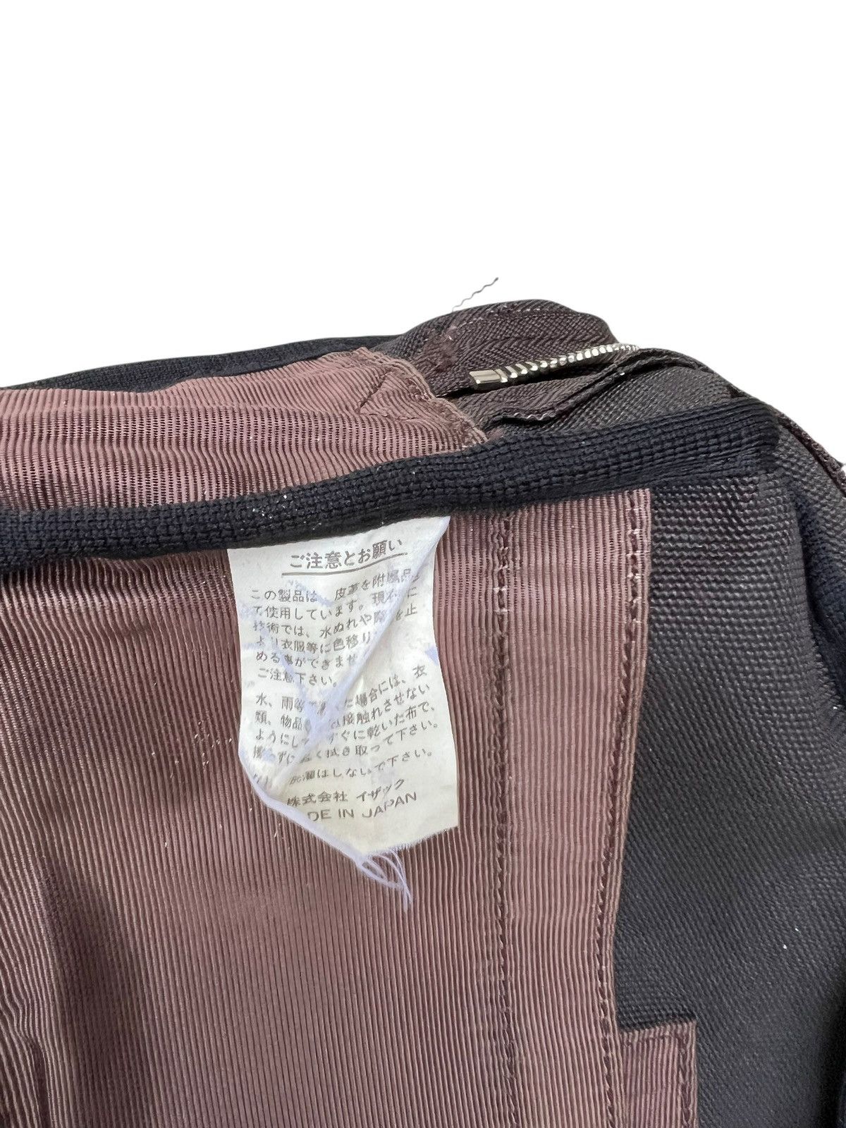 Yohji Yamamoto 2000s Yohji Yamamoto Y’saccs Hybrid Leather Sling Bag Size ONE SIZE - 16 Thumbnail