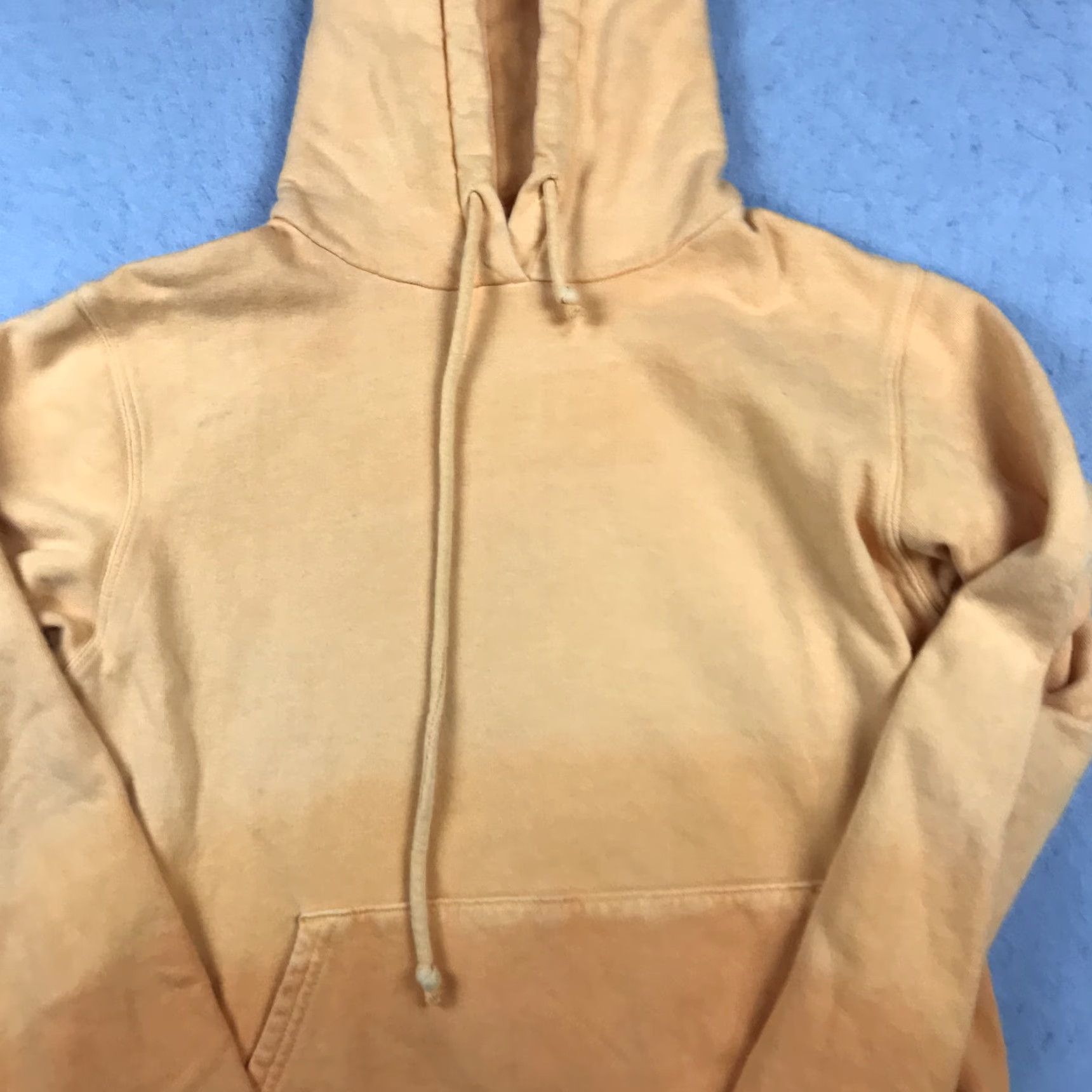 Outerknown Outerknown Hoodie Mens XS Orange Organic Cotton Heavy Pullover Sweatshirt Size US XS / EU 42 / 0 - 2 Thumbnail