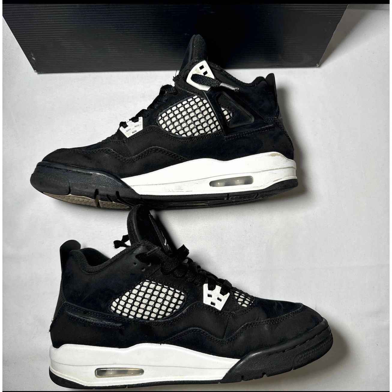 Jordan Brand × Nike Size 6.5 - Air Jordan 4 Retro GS White Thunder Men's Shoes Size US 6.5 / EU 39-40 - 3 Thumbnail