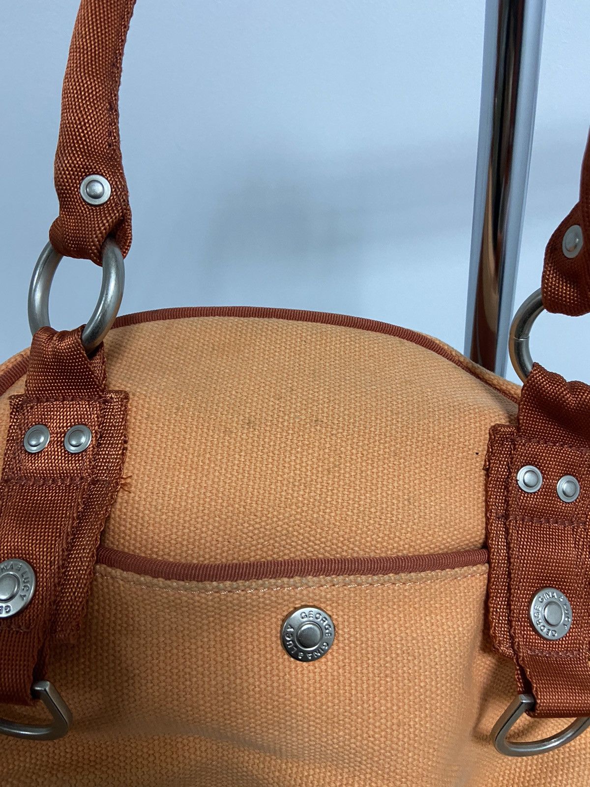 Japanese Brand × Vintage George Gina Lucy Moxestripe ALYX Style Vintage Bag Carabiner Size ONE SIZE - 11 Thumbnail