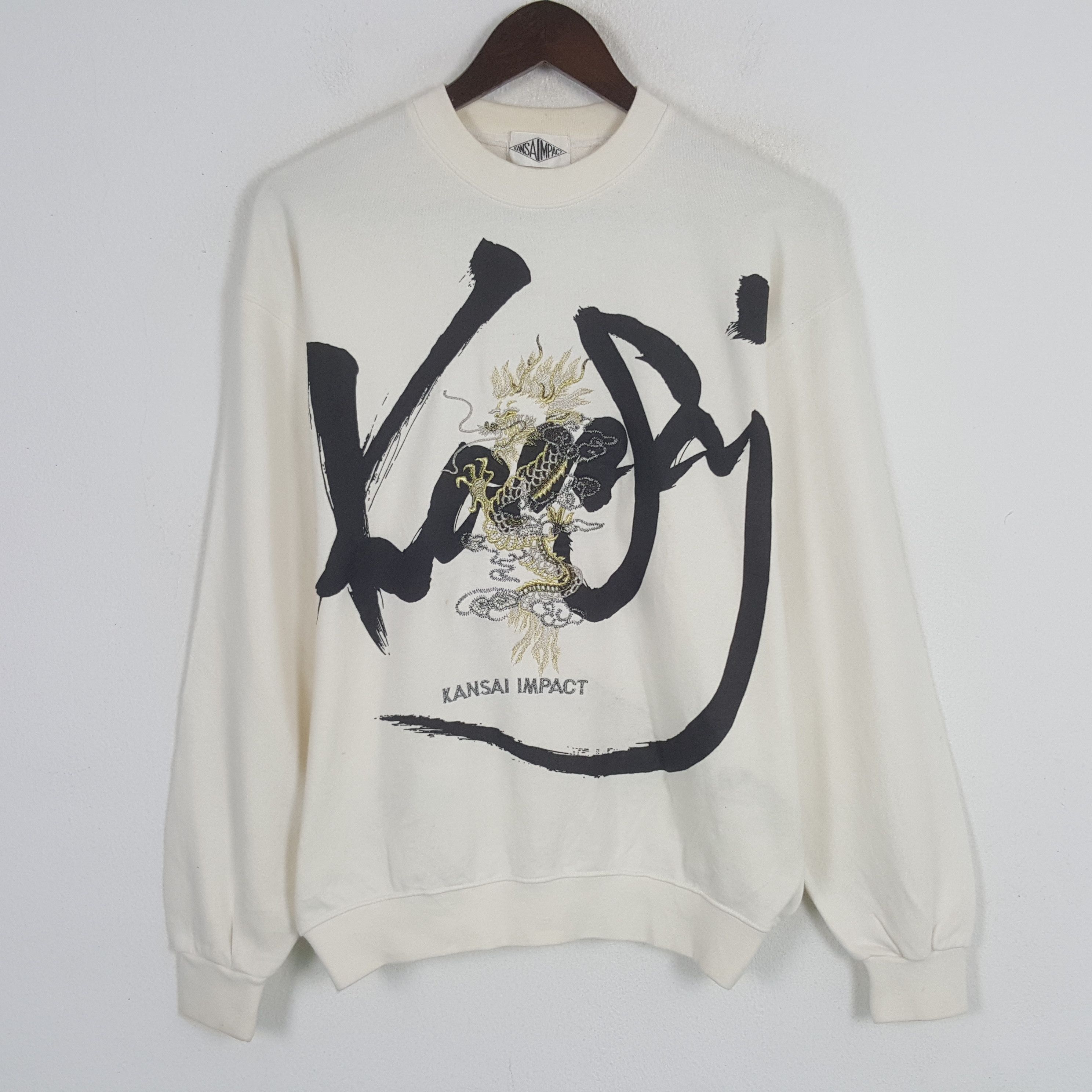 Japanese Brand × Vintage Vintage Kansai Impact Sweatshirt Size US M / EU 48-50 / 2 - 1 Thumbnail