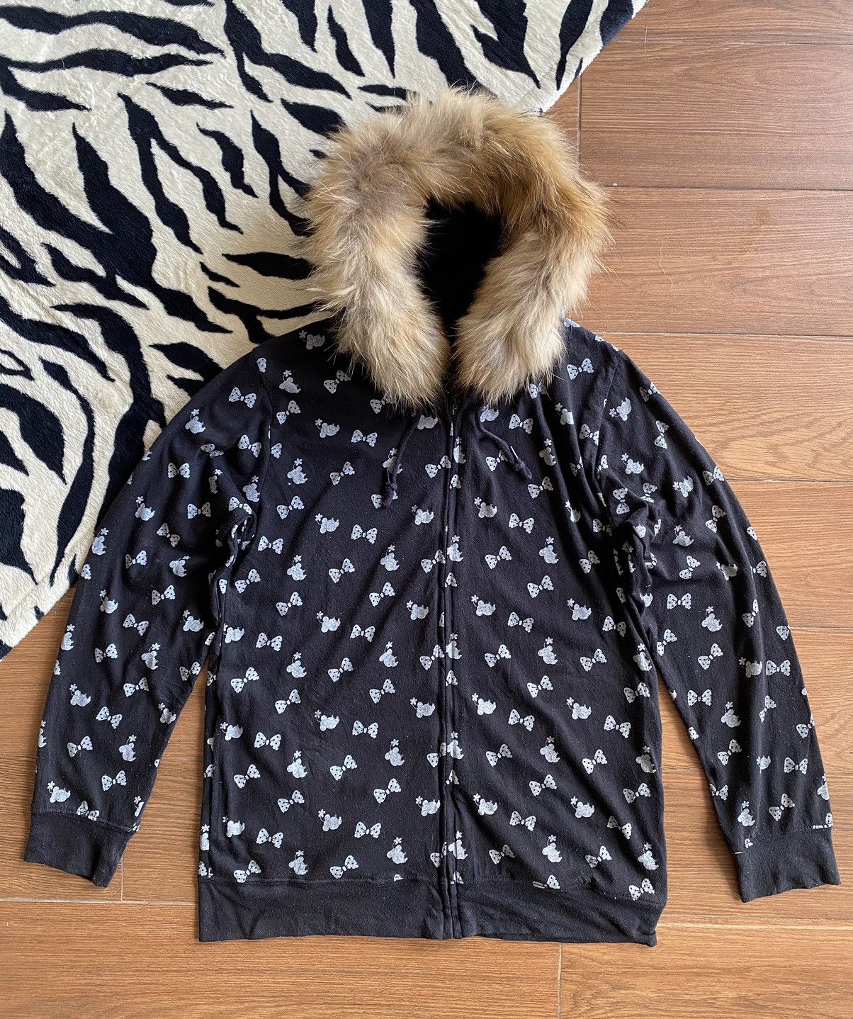 If Six Was Nine × Japanese Brand × Le Grande Bleu (L.G.B.) Japanese Brand Fur Hoodie Aop Ifsixwasnine Style Size US L / EU 52-54 / 3 - 1 Thumbnail