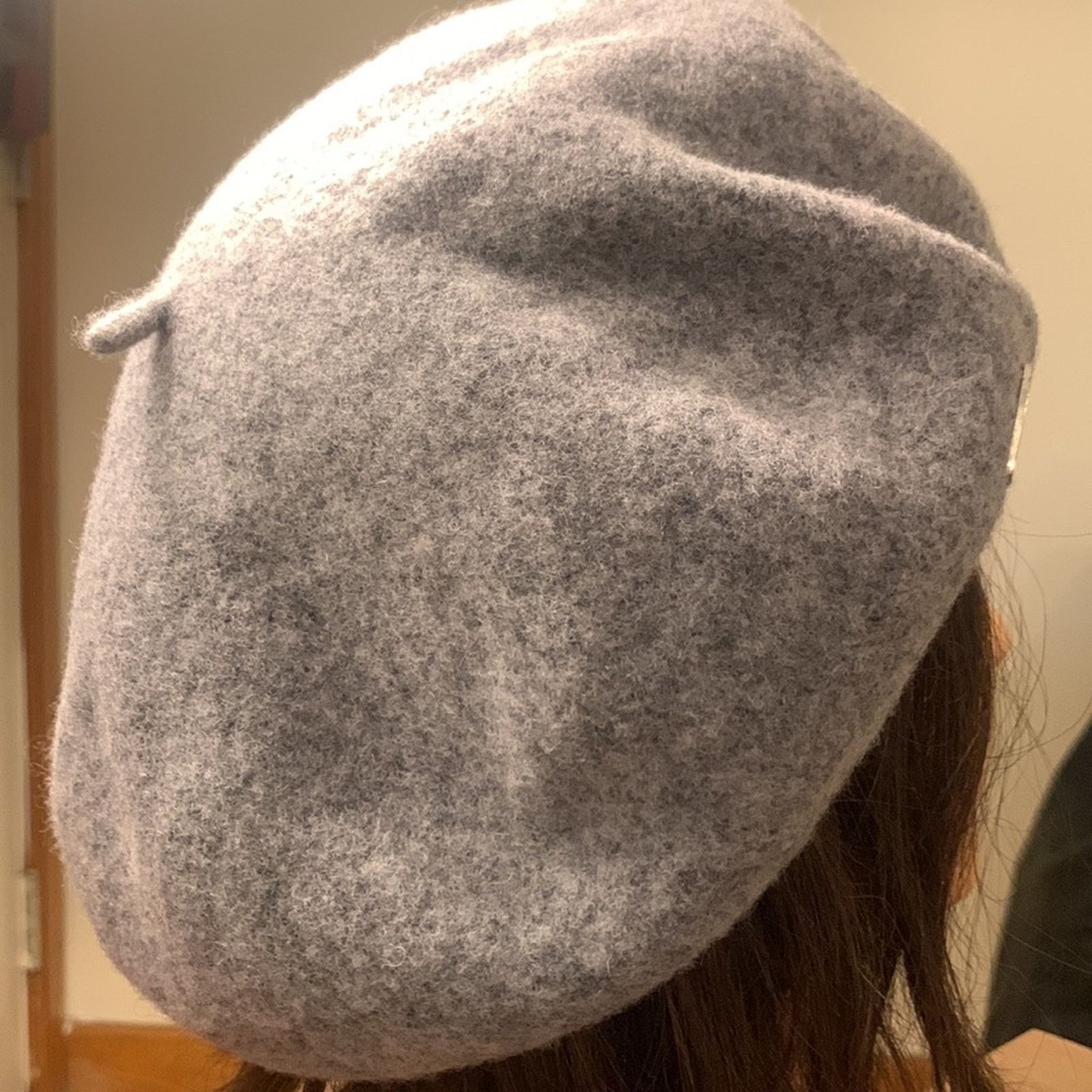 Vintage Adora gray wool beret Size ONE SIZE - 3 Thumbnail
