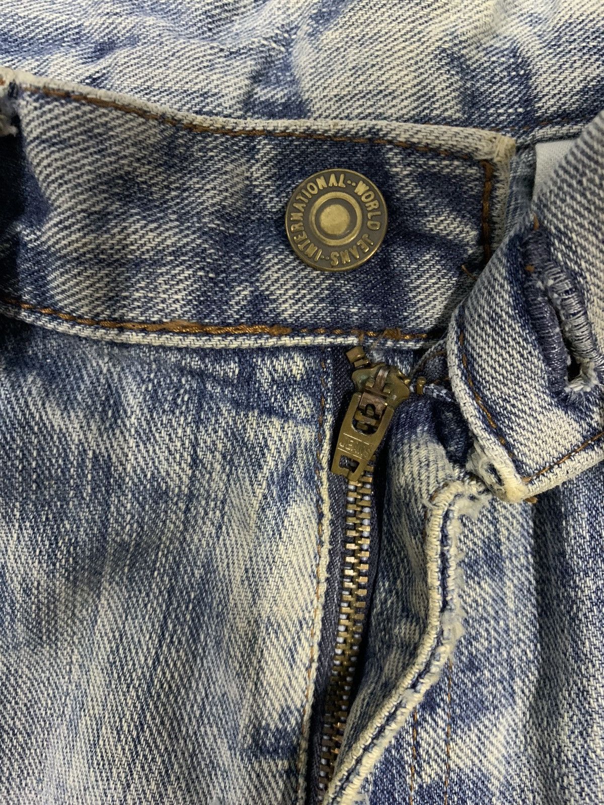Japanese Brand Vintage Japanese Brand Dirty Mud Wash Baggy Cargo Jeans Size US 32 / EU 48 - 5 Thumbnail