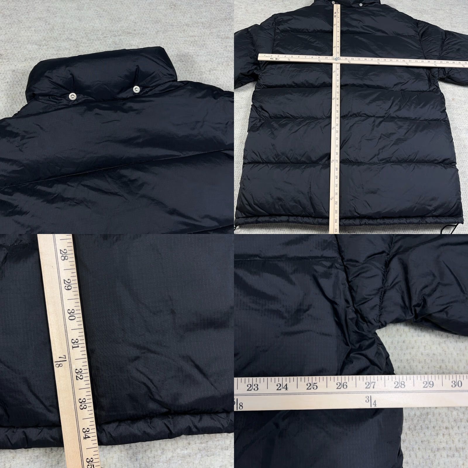 J.Crew Vintage J Crew Puffer Jacket Men XLT Black Down Fill Ski Coat 90s Winter Mens Size US XL / EU 56 / 4 - 8 Thumbnail