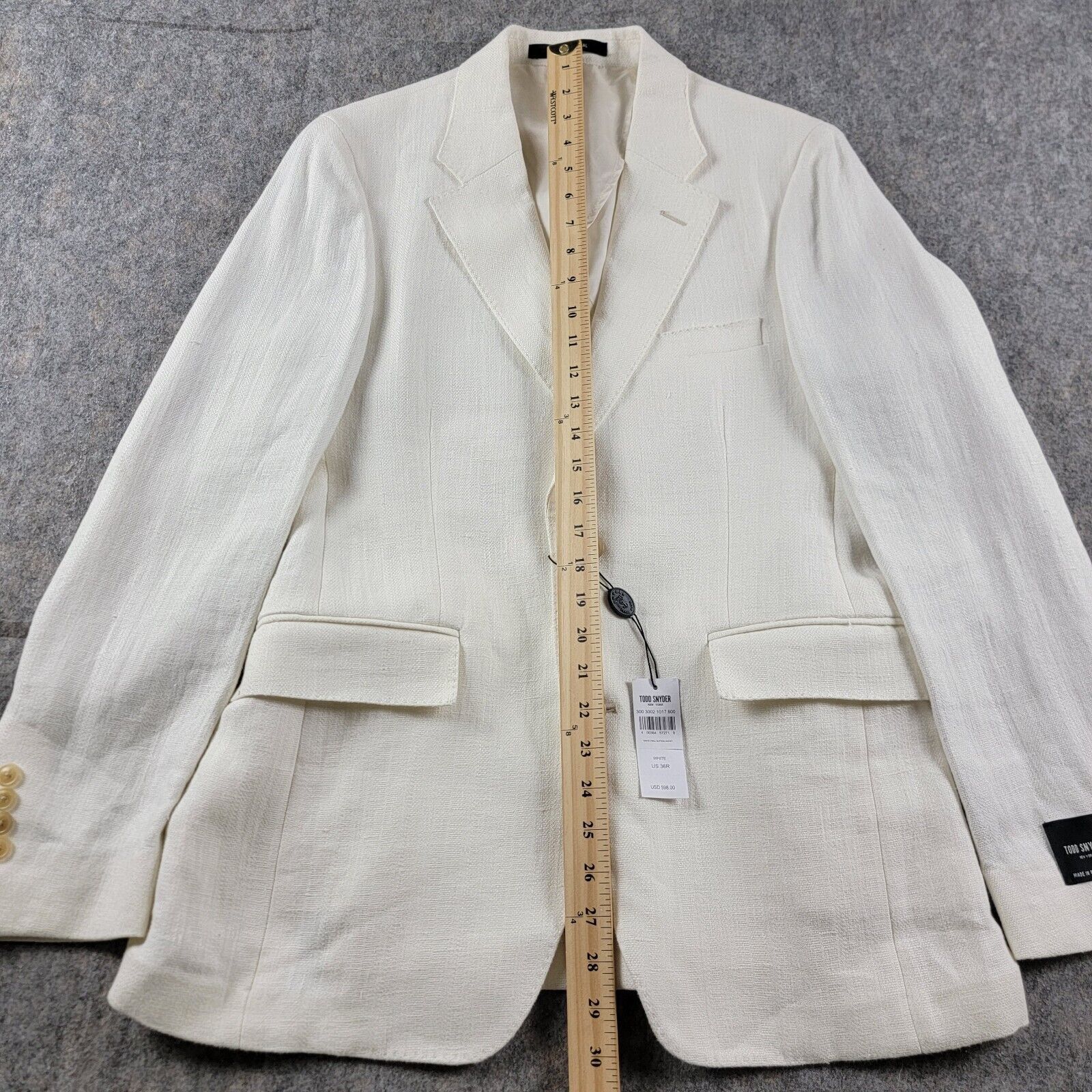 Todd Snyder Todd Snyder Linen Twill Sutton Jacket Blazer 36R Size 36R - 8 Thumbnail