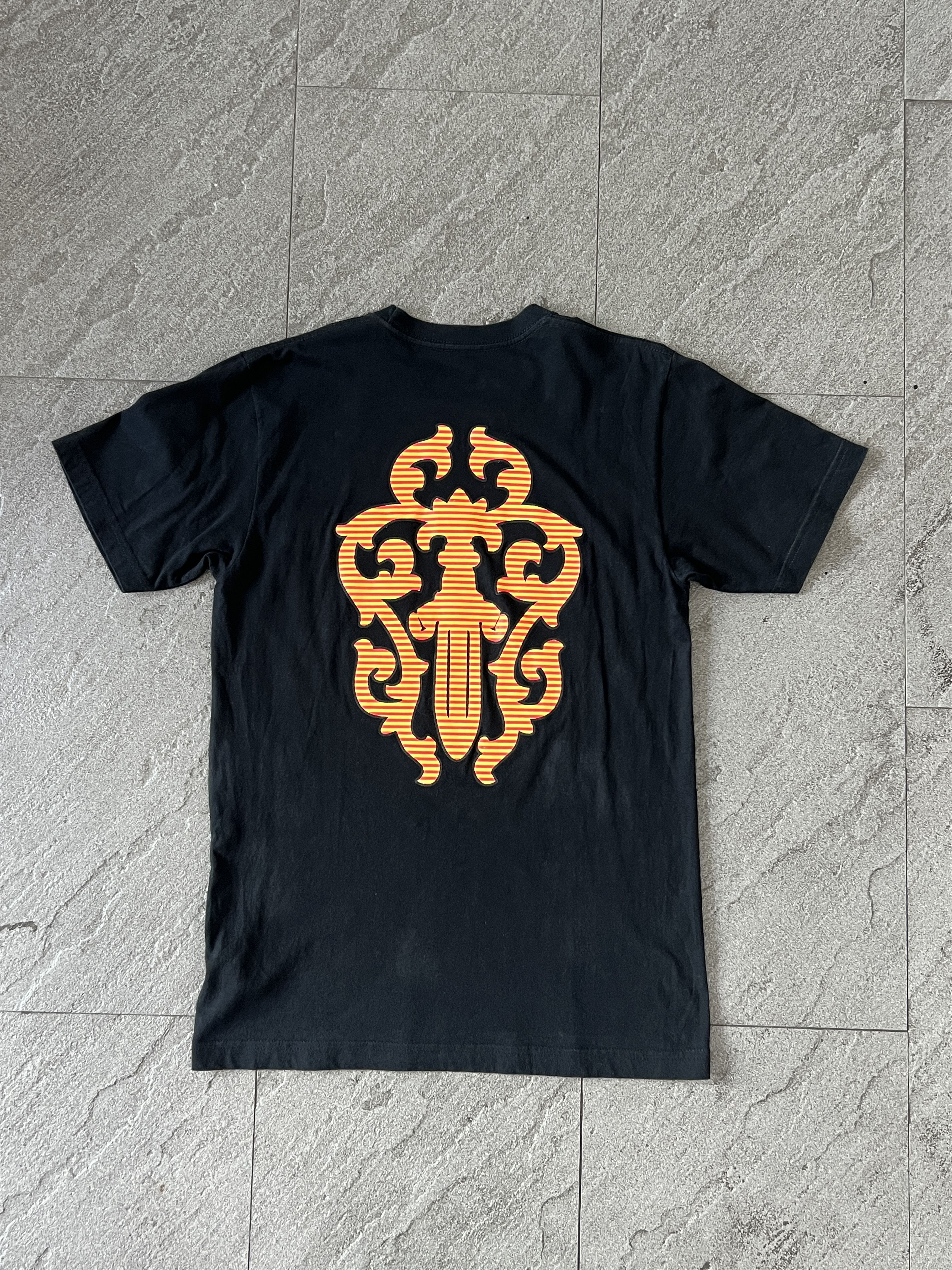 Chrome Hearts Chrome Hearts Orange Cross Pocket Tee Black Medium Size US M / EU 48-50 / 2 - 1 Thumbnail