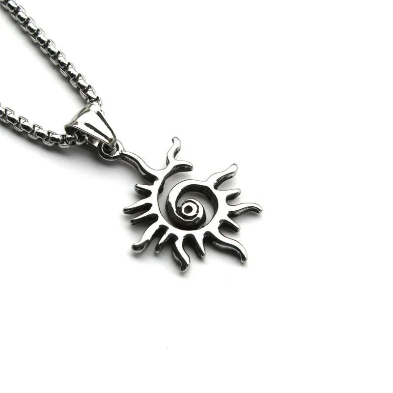 Other Fashion Creative Sun Flame Pendant Necklace Size ONE SIZE - 6 Thumbnail