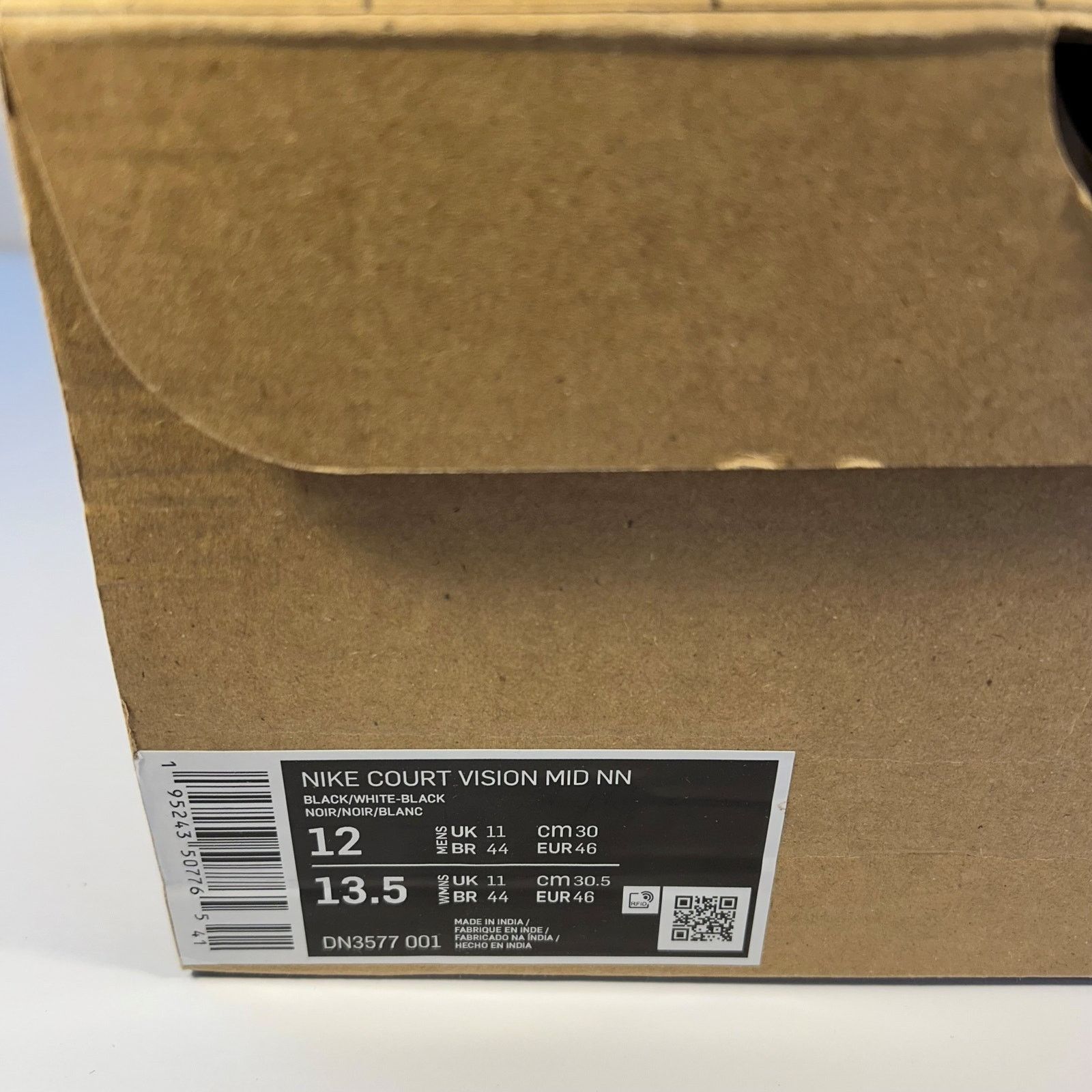 Nike Nike Court Vision Mid Next Nature Black/White Size 12 Size US 12 / EU 45 - 6 Thumbnail