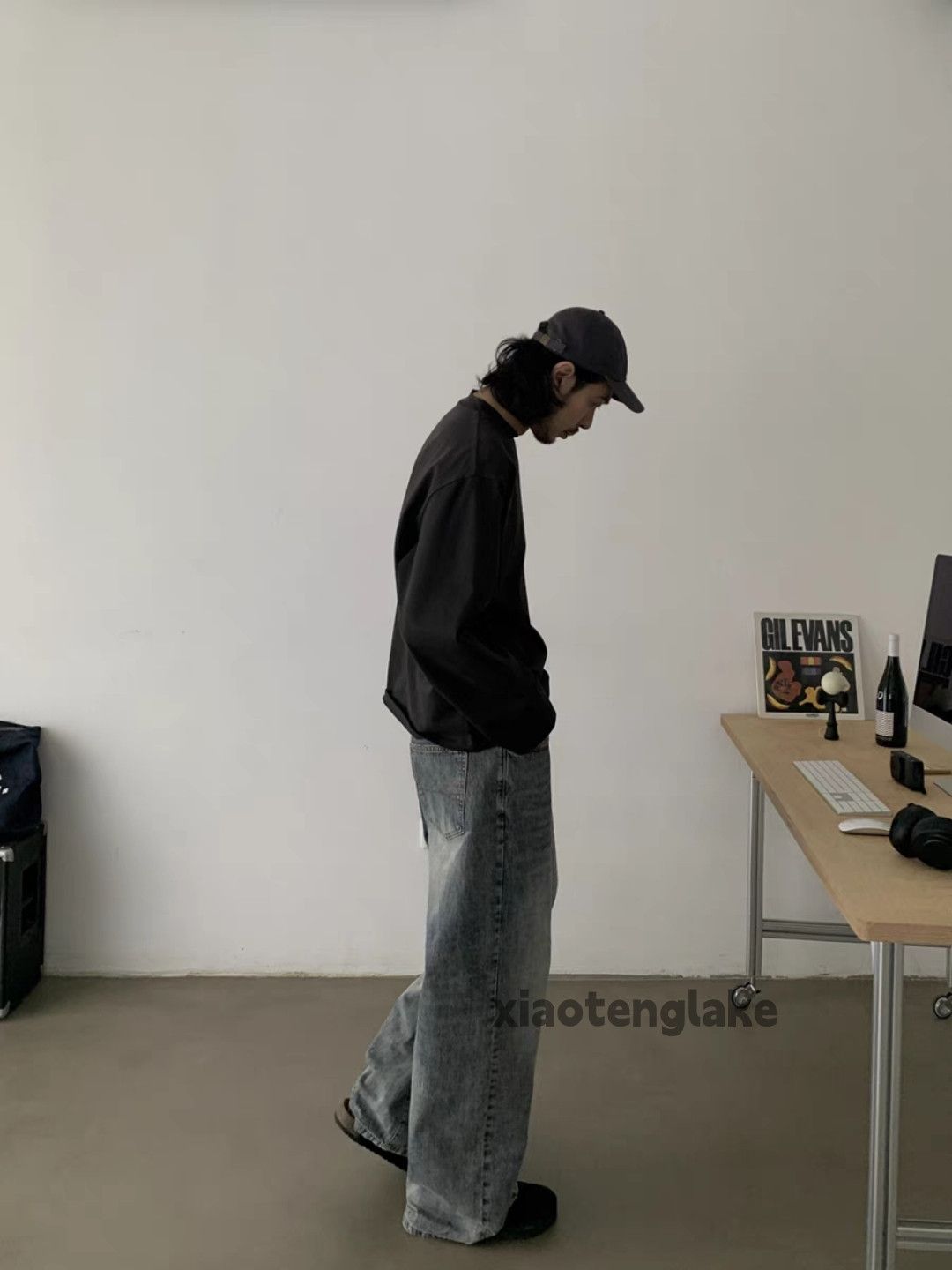 Jean × Vintage Washed faded cleanfit yuppie bootcut grunge jeans Size US 32 / EU 48 - 5 Thumbnail