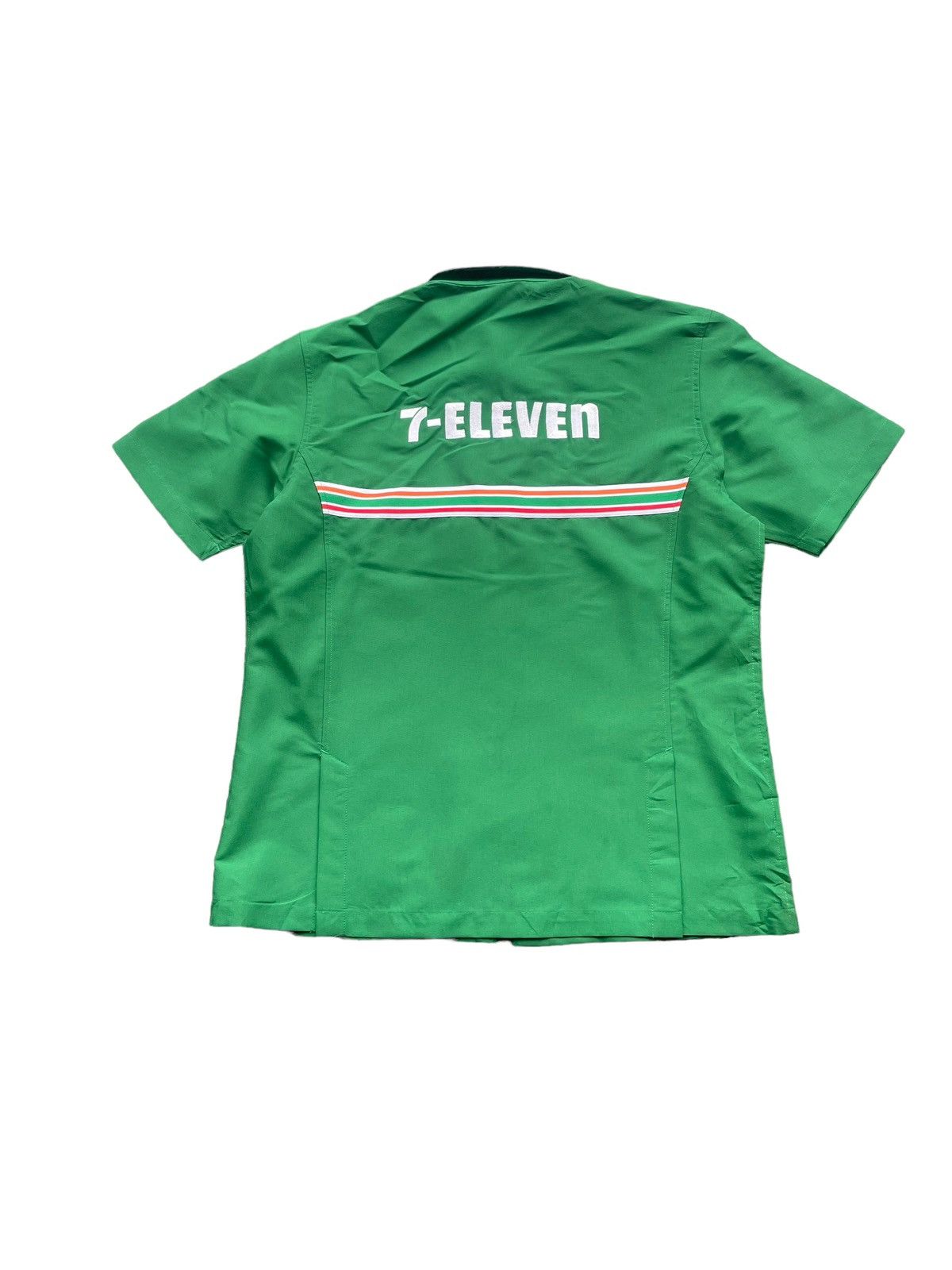 Japanese Brand 7 Eleven Short Sleave Work Shirt Size US L / EU 52-54 / 3 - 10 Thumbnail