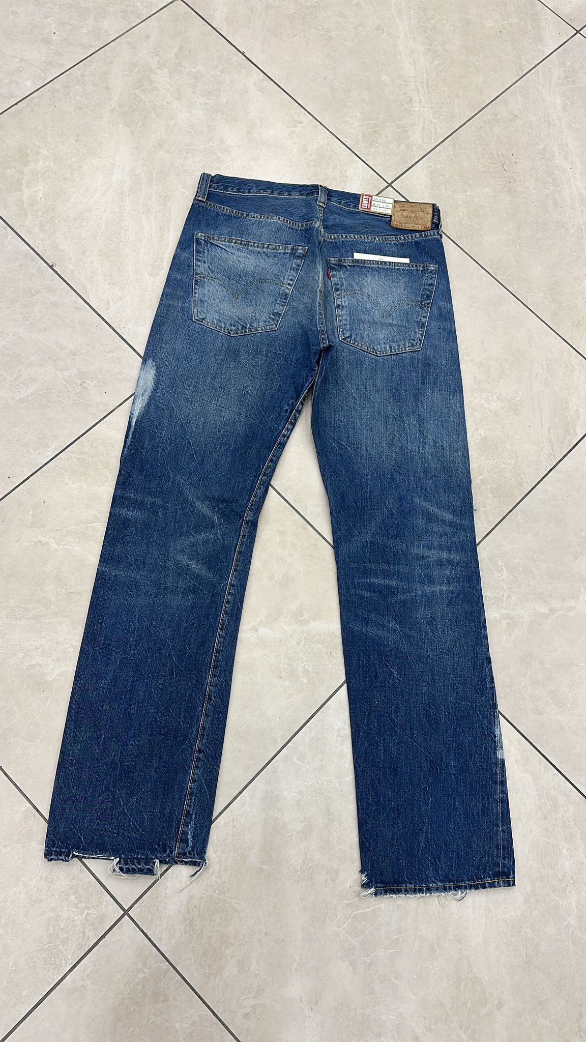 Levi's Vintage Clothing LVC Levi's Vintage Clothing 1947 501XX BigE Selvedge Jeans Size US 34 / EU 50 - 2 Thumbnail