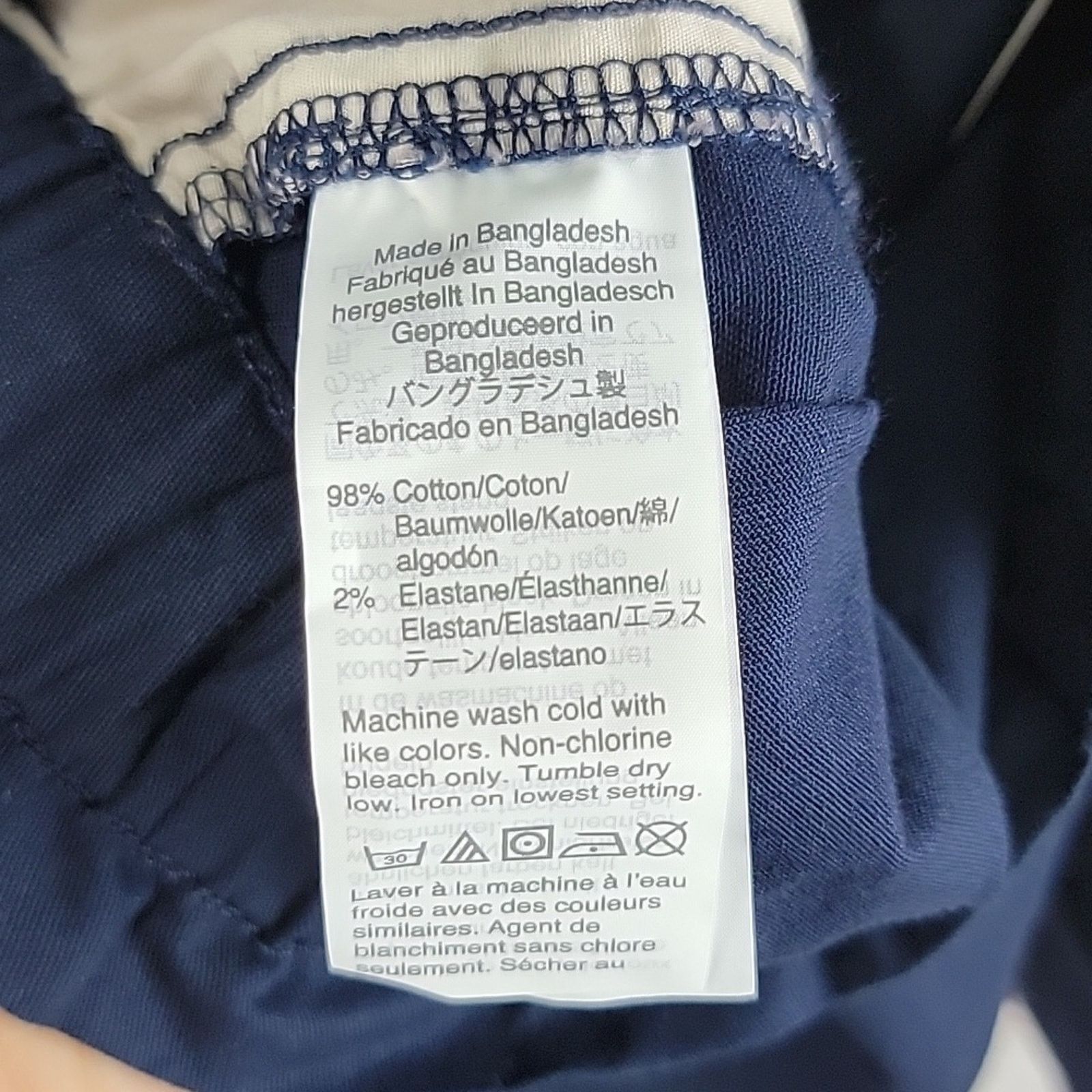 J.Crew J Crew Navy Paperbag Chino Shorts Size 2 Size 26" / US 2 / IT 38 - 10 Thumbnail