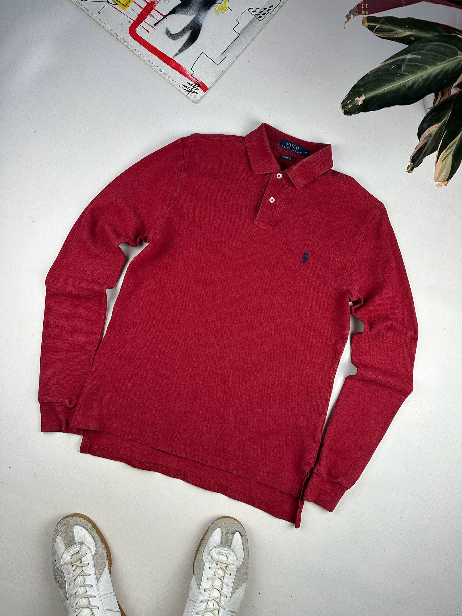 Vintage Polo Rugby Long Sleeve Button Up