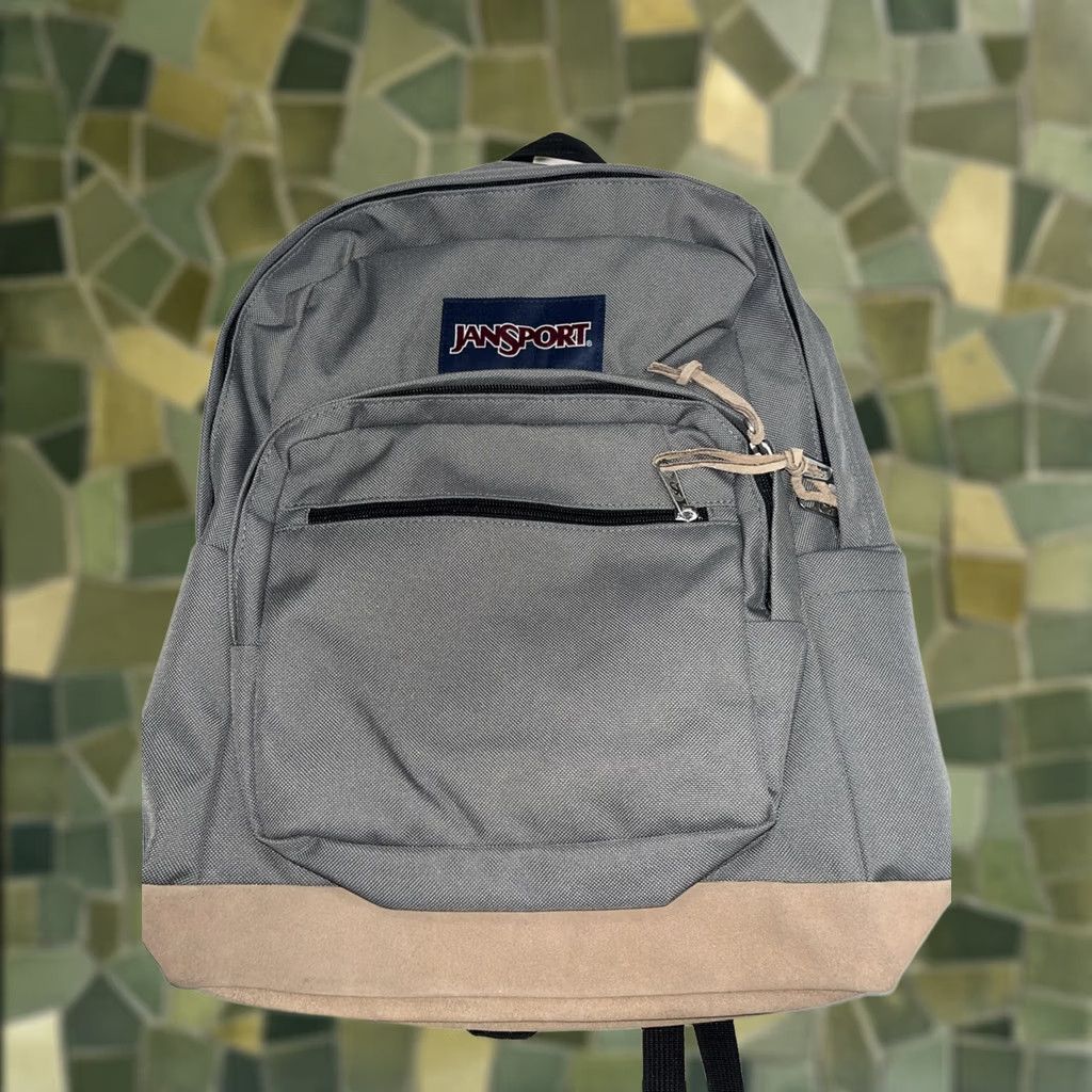 Jansport Jansport Backpack Gray Unisex Adults Gray College Polyester Backpack Size ONE SIZE - 1 Thumbnail