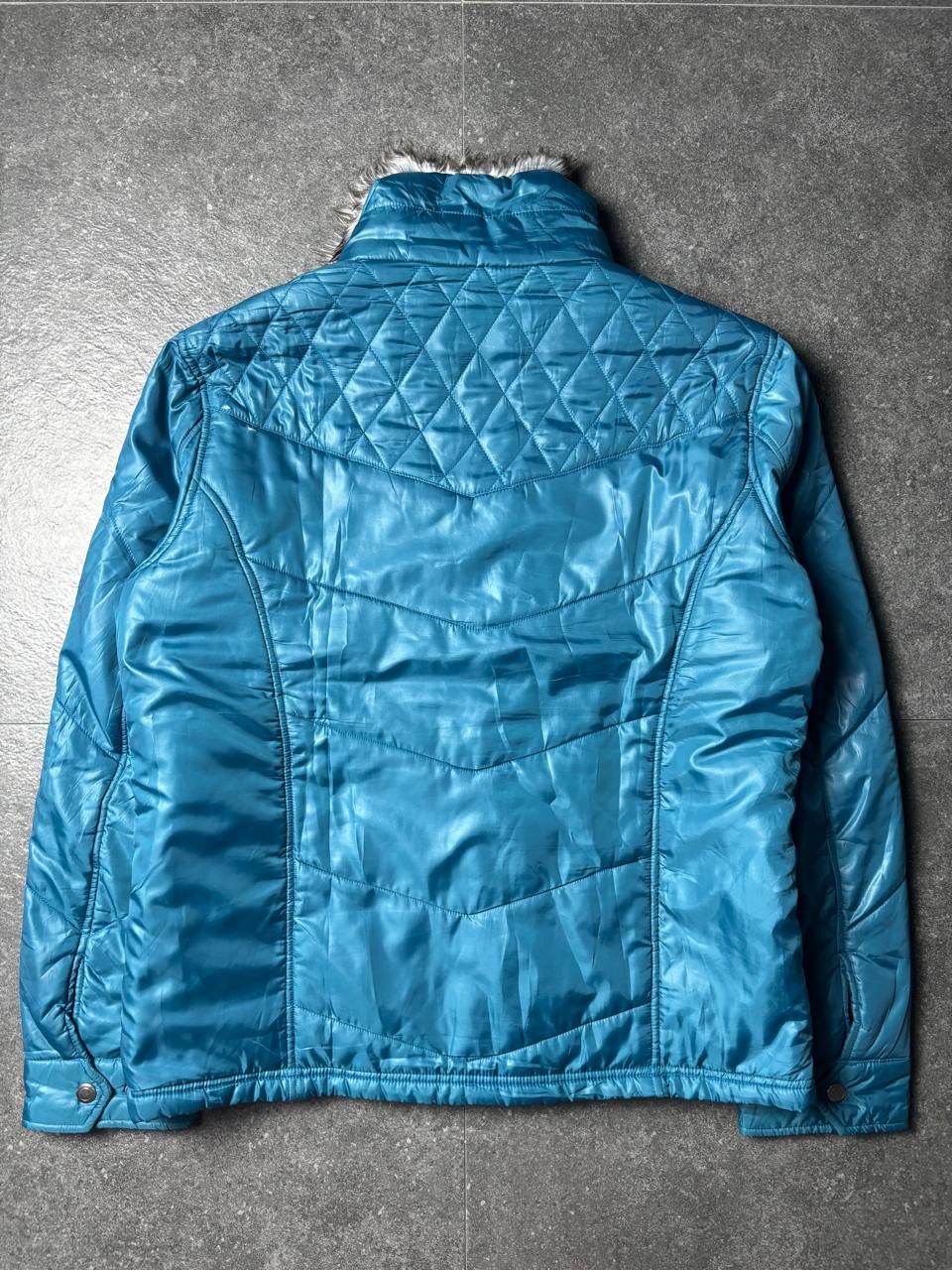 Japanese Brand 2000s Spinach Vkei Fur Warm Padded Bikers Jacket Size US L / EU 52-54 / 3 - 11 Thumbnail