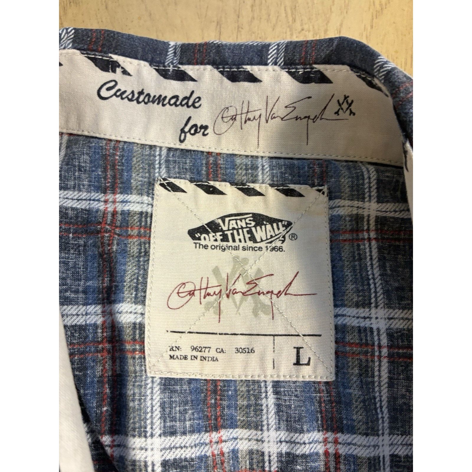 Vans Vans Men Plaid Shirt L Grunge Skater Y2K Anthony Van Engelen Size US L / EU 52-54 / 3 - 3 Thumbnail