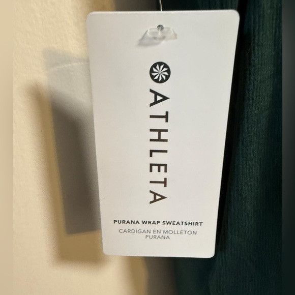 Athleta Athleta Purana Wrap Sweatshirt Hoodie Green Size M Size M / US 6-8 / IT 42-44 - 8 Thumbnail