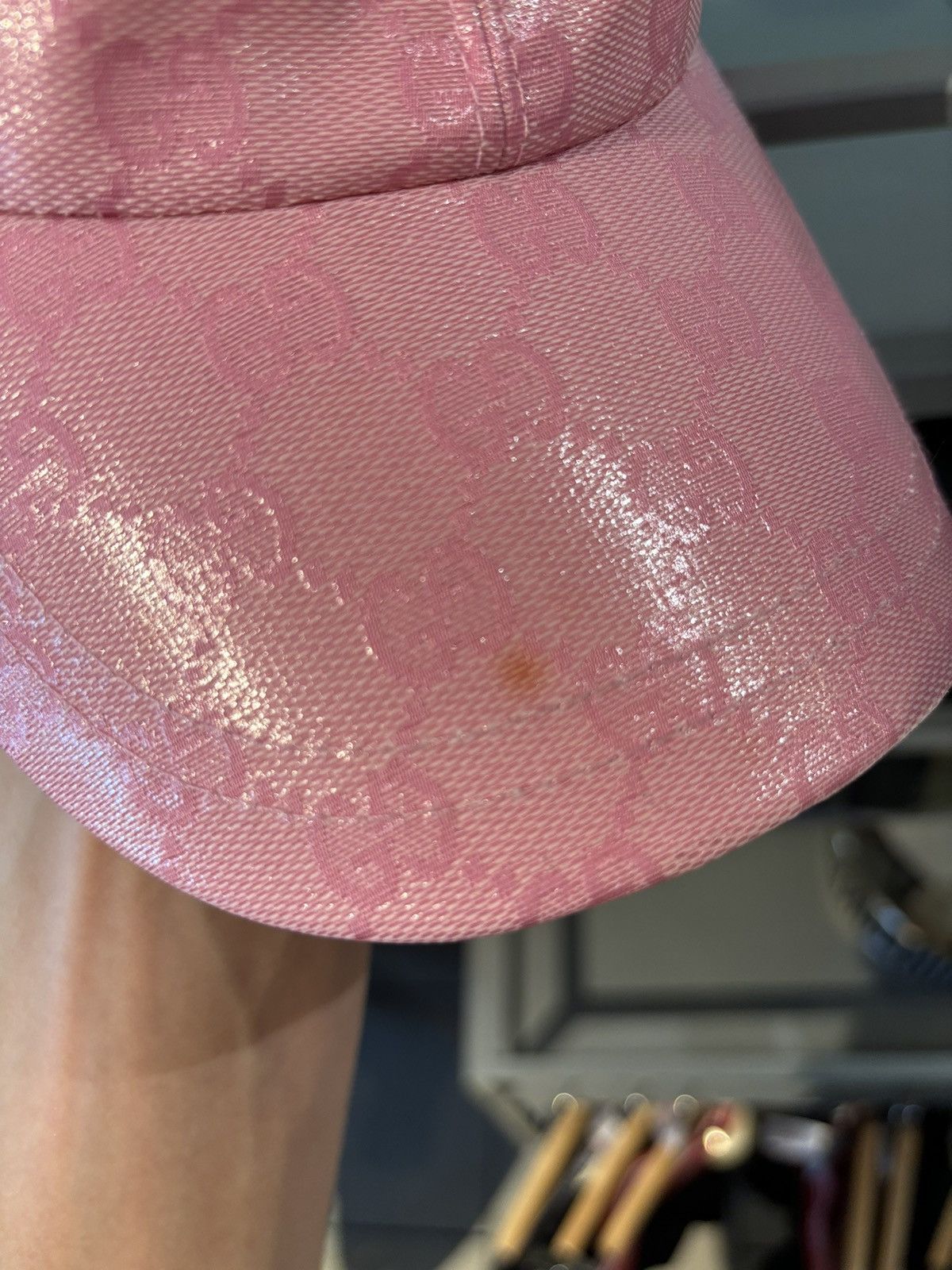 Gucci Gucci crystal GG monogram cap hat Size ONE SIZE - 8 Thumbnail