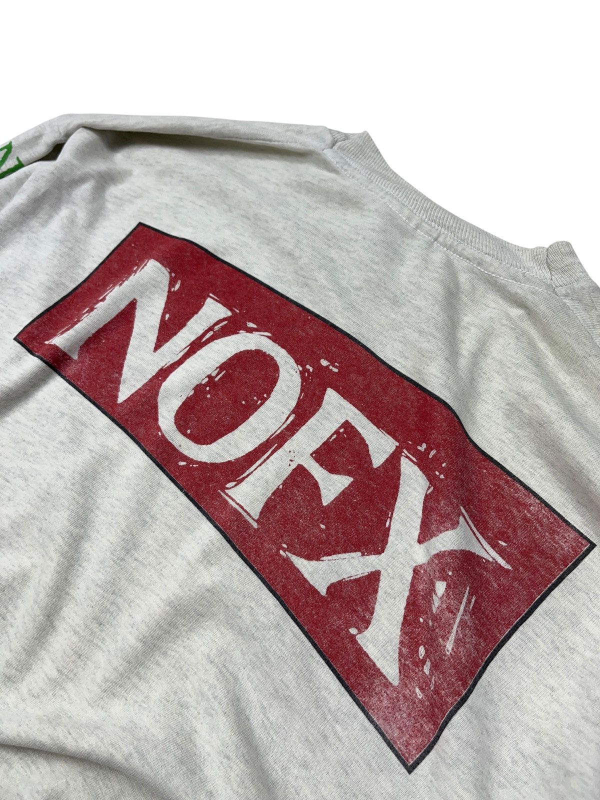 Band Tees Vintage 1995 NOFX Punk In Drublic Long Sleeve Shirt Madball Size US L / EU 52-54 / 3 - 11 Thumbnail