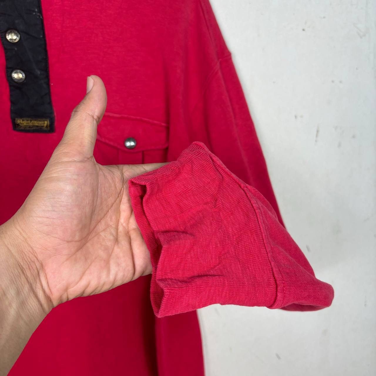 Polo Ralph Lauren Vtg Polo Ralph Lauren 1/4 Zip Pullover XXL Red Talon Size US XXL / EU 58 / 5 - 5 Thumbnail
