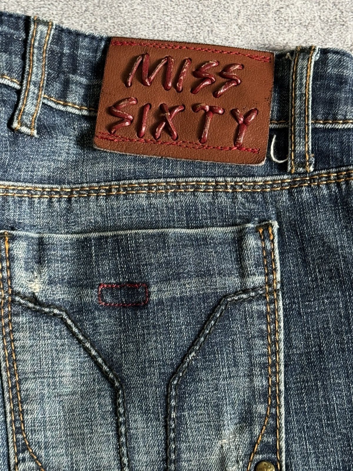 Miss Sixty Miss Sixty Eden 29size avantgarde jeans pants trousers y2k Size 29" - 4 Thumbnail