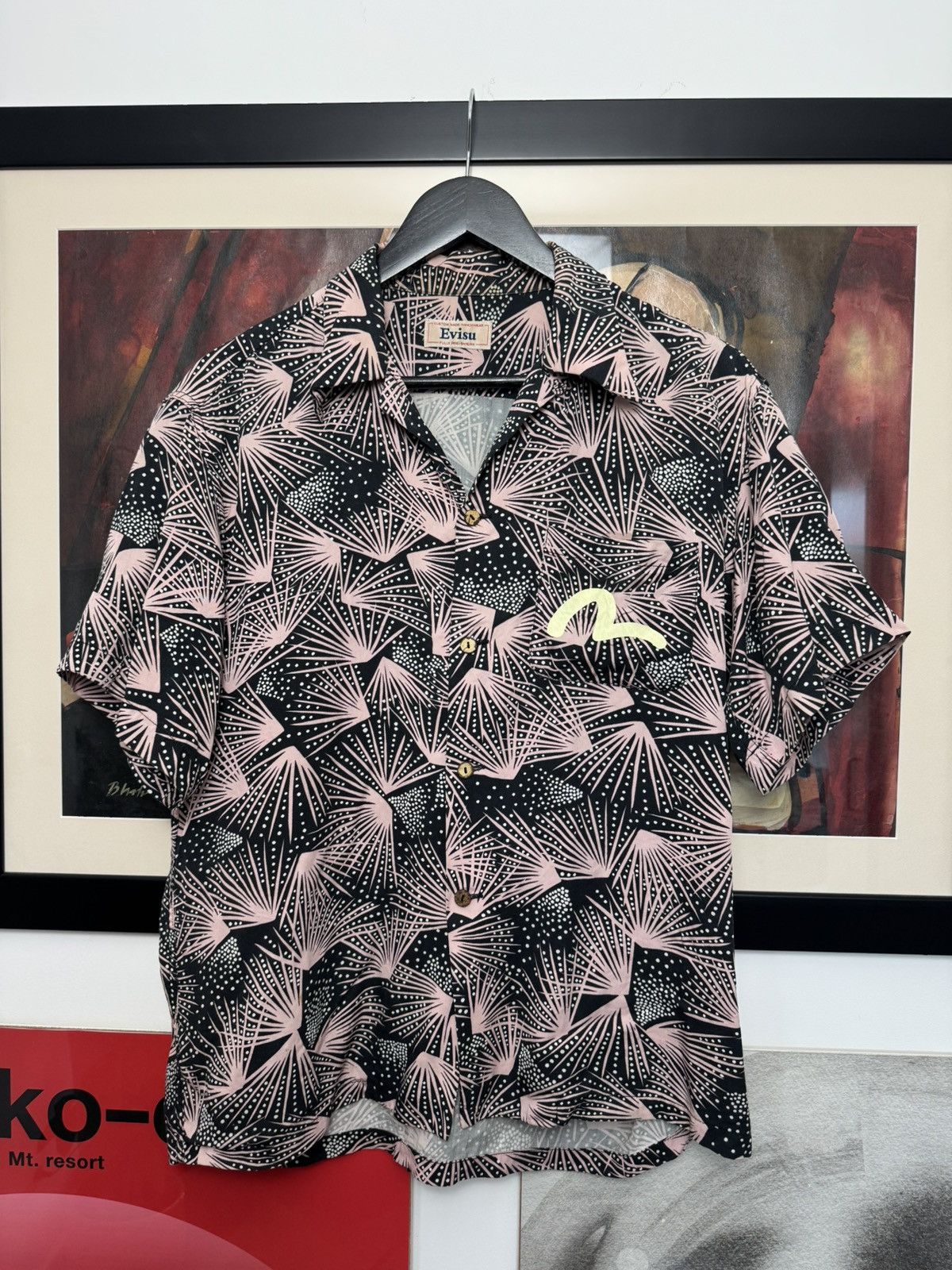 Evisu Vintage 90s Evisu Button Up Shirt Rare Japan Fullprint Hype Size US M / EU 48-50 / 2 - 1 Thumbnail