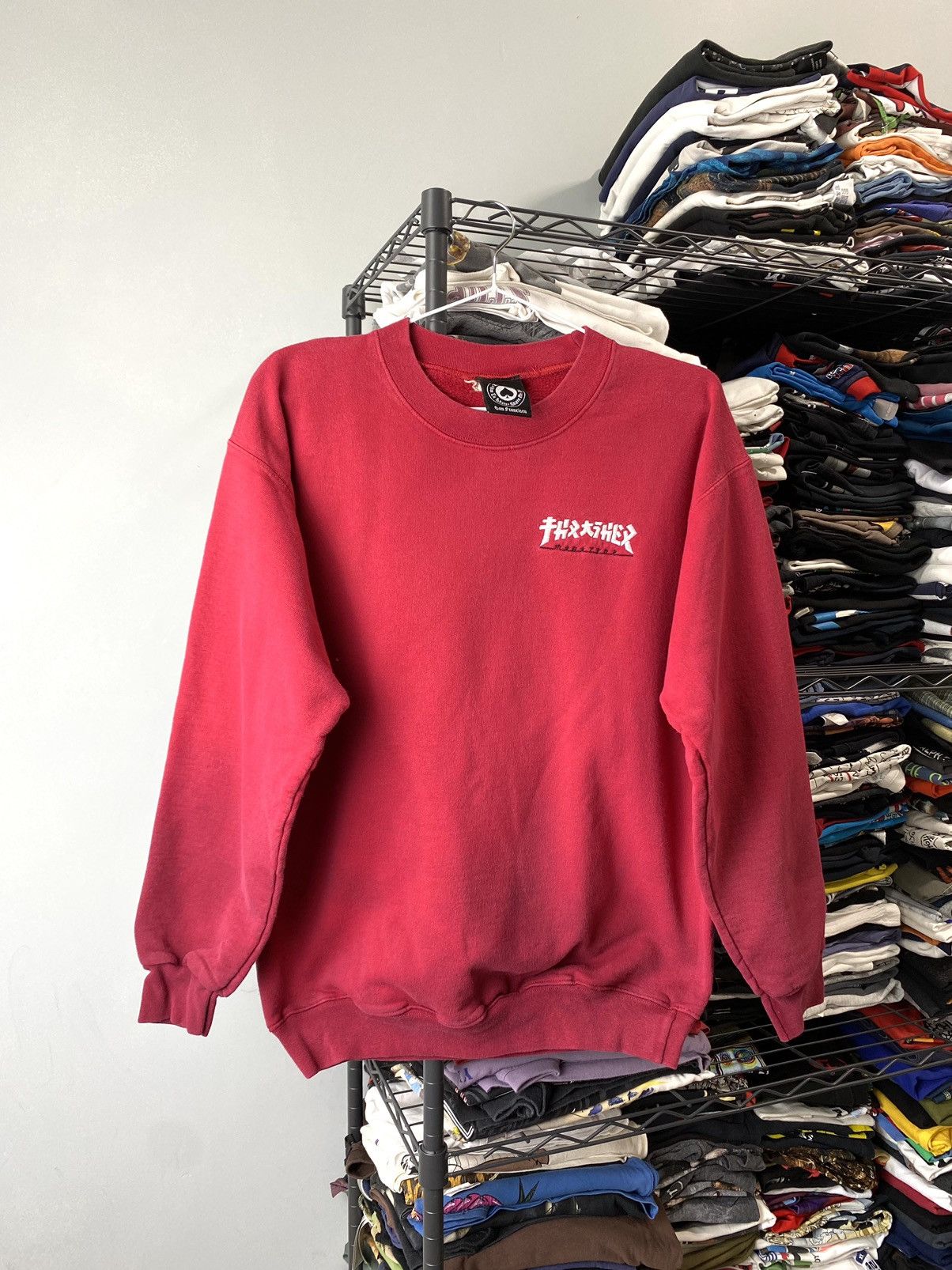 Hook-Ups 00’s Vintage Thrasher Magazine Japan Sweatshirt Size US S / EU 44-46 / 1 - 1 Thumbnail