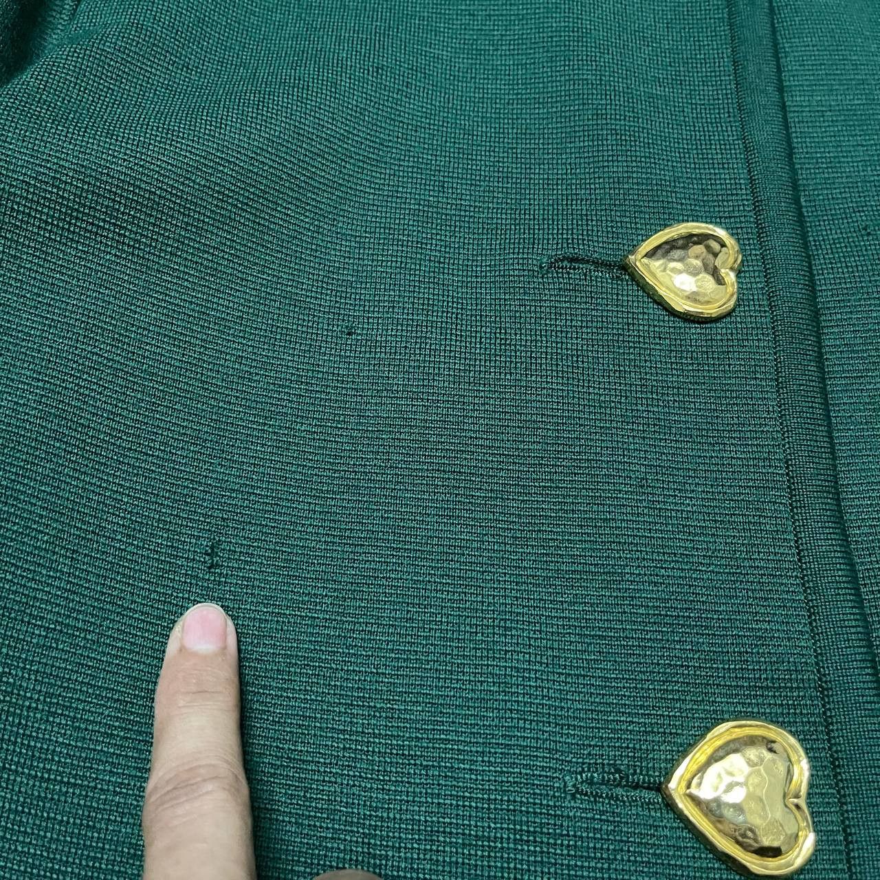 Yves Saint Laurent Vintage YSL Yves Saint Laurent Wool Coat Love Button Size M / US 6-8 / IT 42-44 - 8 Thumbnail