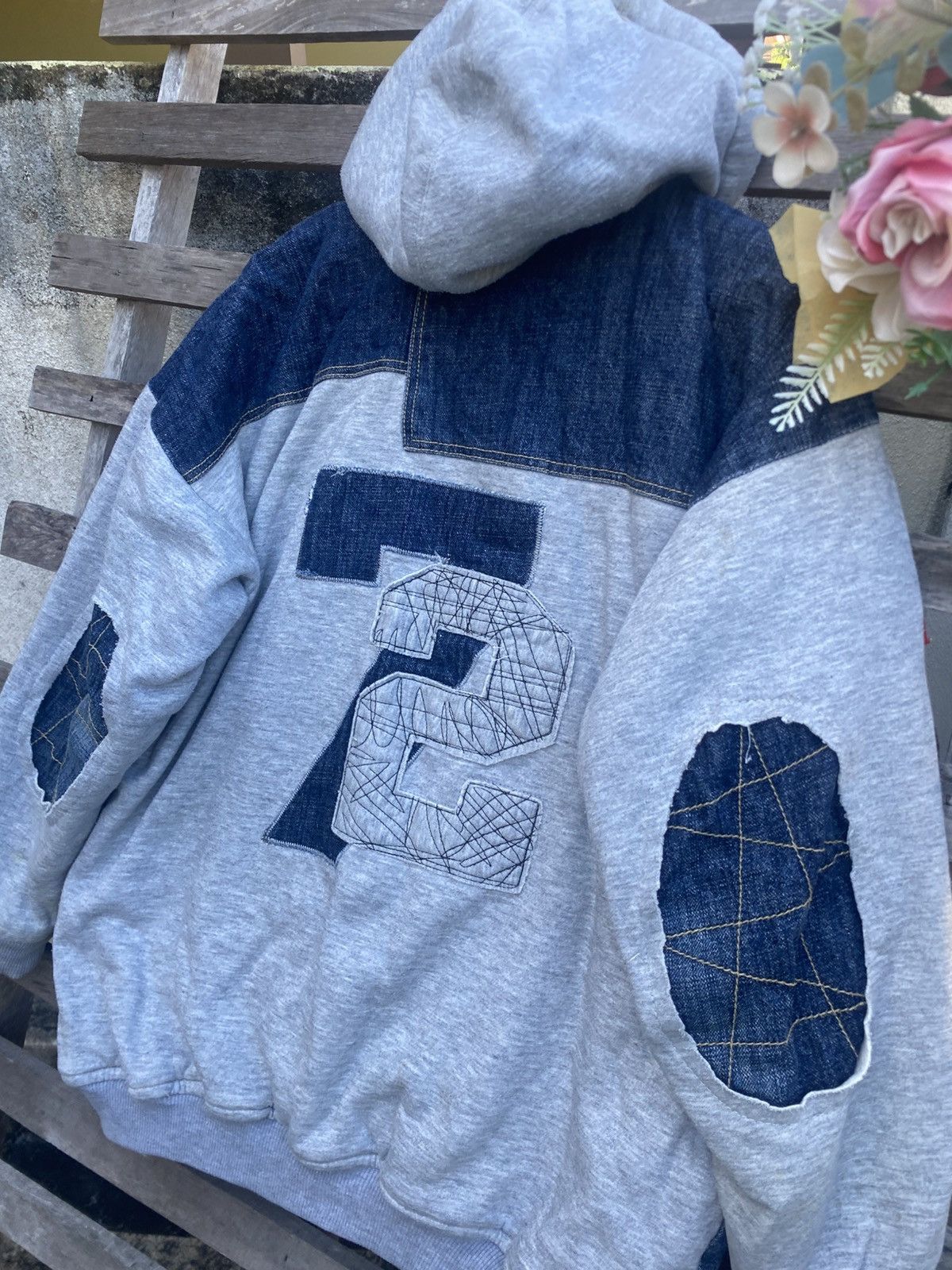 Ecko Unltd. Vintage Ecko Unltd Full Zip Denim Hoodie Jacket Size US XL / EU 56 / 4 - 9 Thumbnail