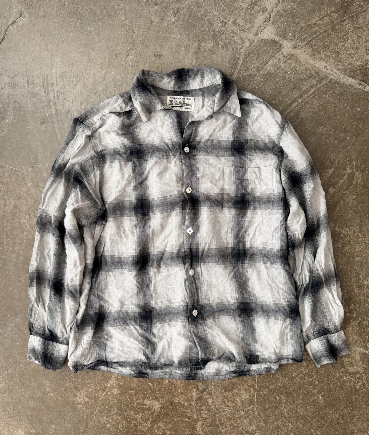 Wacko Maria Wacko Maria Check Open Collar Shirt Kapital Our Legacy Beams Size US L / EU 52-54 / 3 - 1 Thumbnail