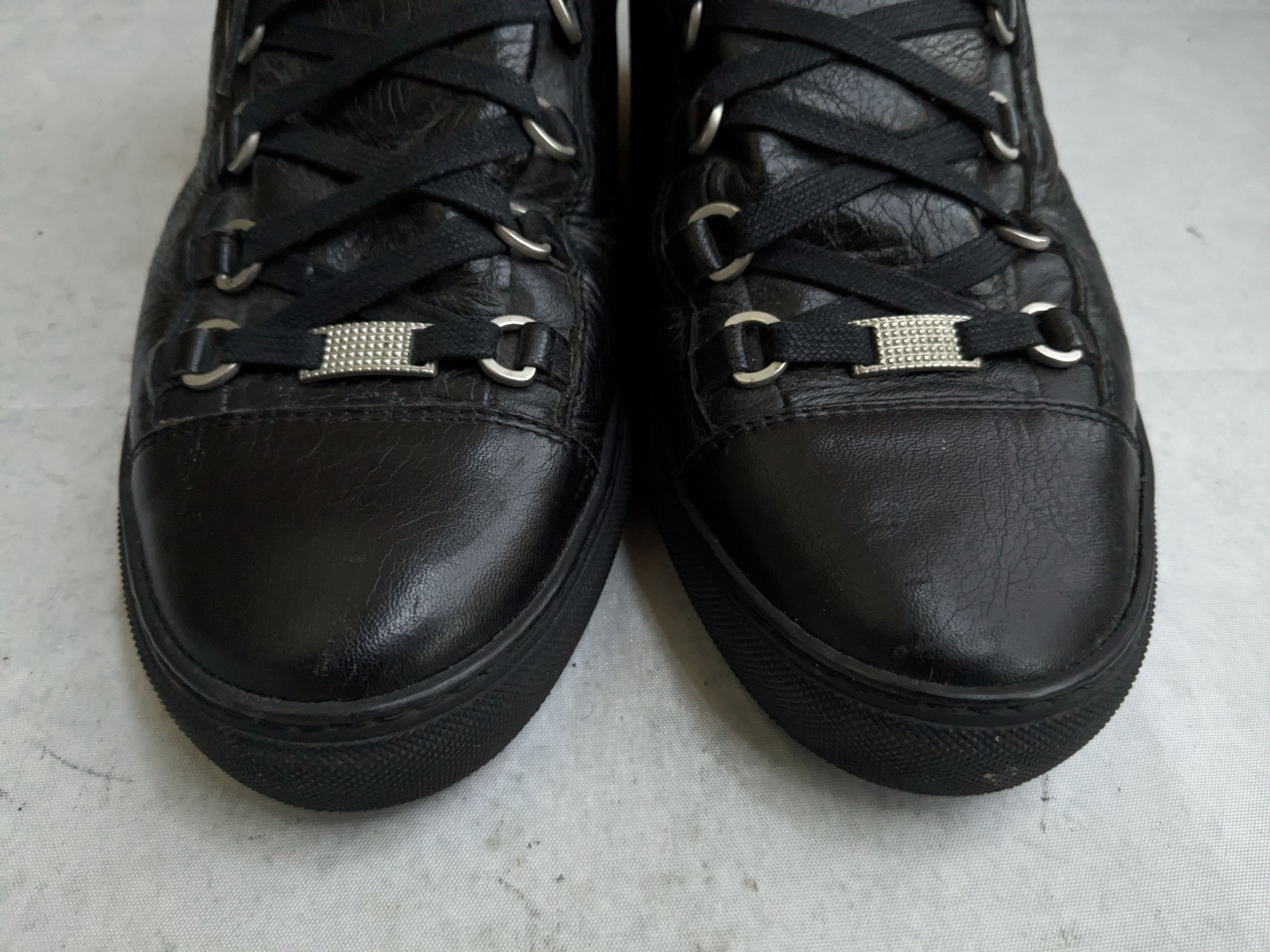 Balenciaga Balenciaga Arena Sneakers Black 11 High Tops Leather Size US 11 / EU 44 - 5 Thumbnail