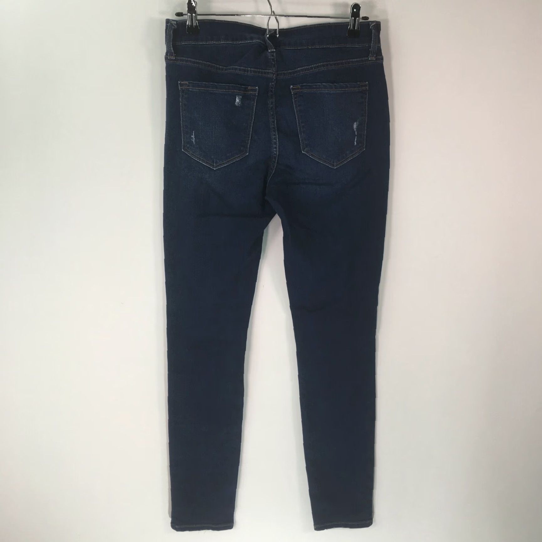 Old Navy Old Navy Womens Rockstar Mid Rise Flat Front Denim Blue Skinny Jeans Size 8 Size 30" / US 8 / IT 44 - 2 Thumbnail