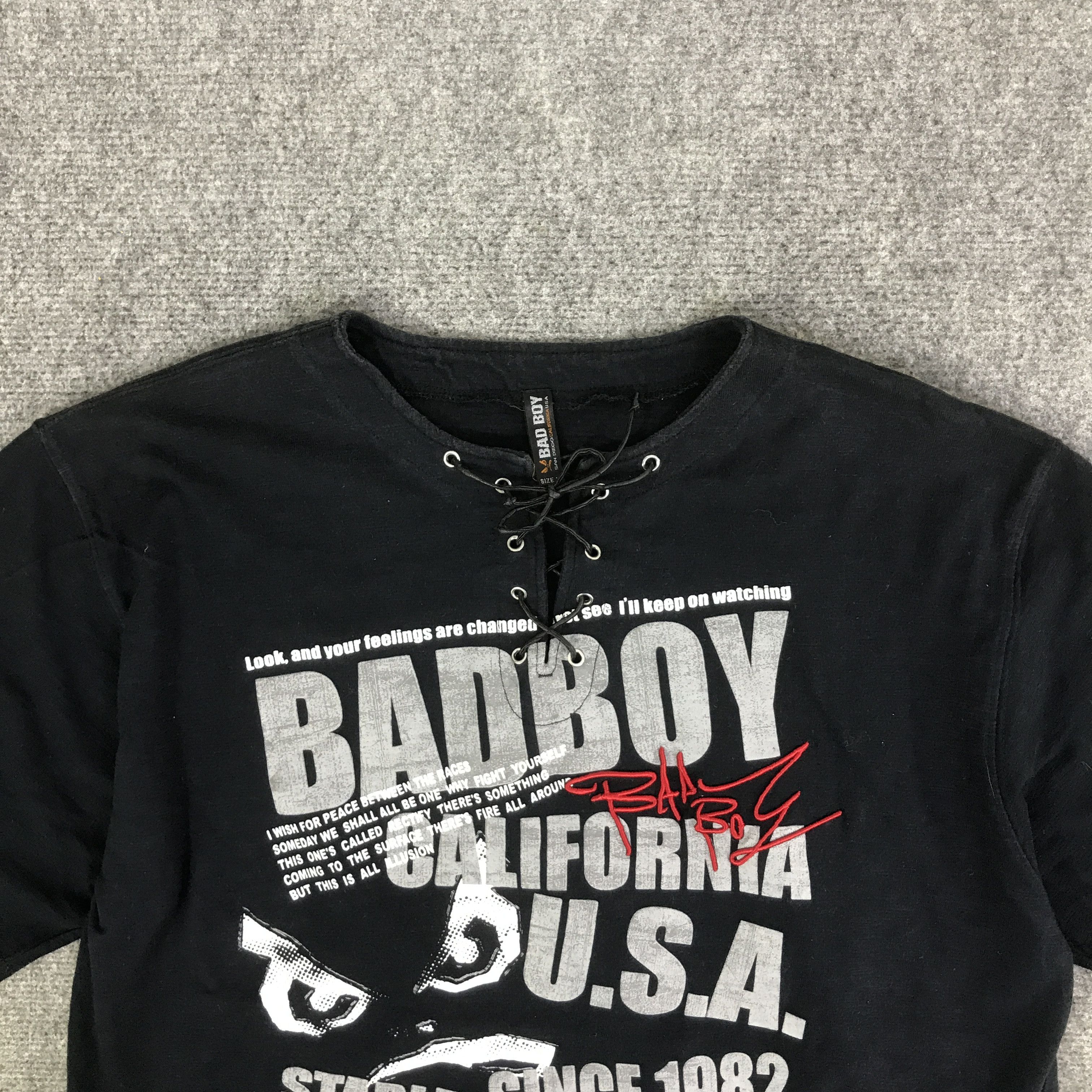 Japanese Brand BAD BOY CALIFORNIA JAPAN STYLE BRAND T-SHIRT K93B25 Size US L / EU 52-54 / 3 - 2 Thumbnail