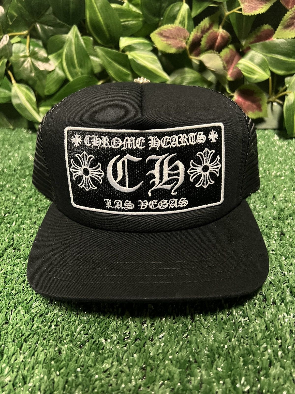 【人気/関税/送料込み】 Chrome Hearts CH Hong Kong Trucker Ha Chrome Hearts Chrome Hearts CH Hong Kong Trucker Hat Black