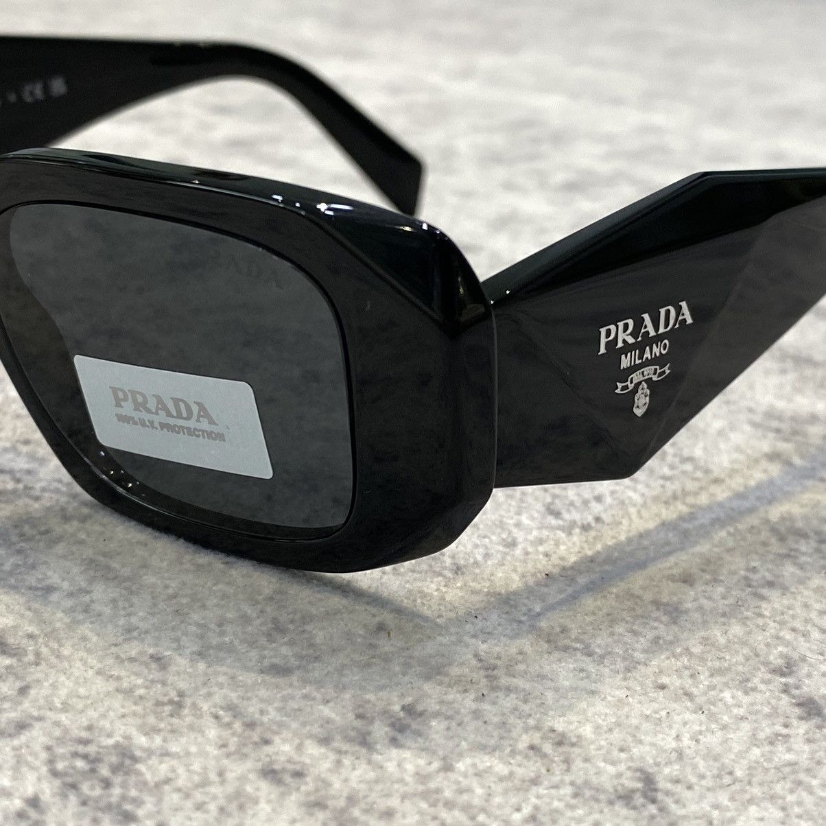 Prada PRADA OPR 17WS 1AB5S0 Sunglasses BLACK Size ONE SIZE - 6 Thumbnail